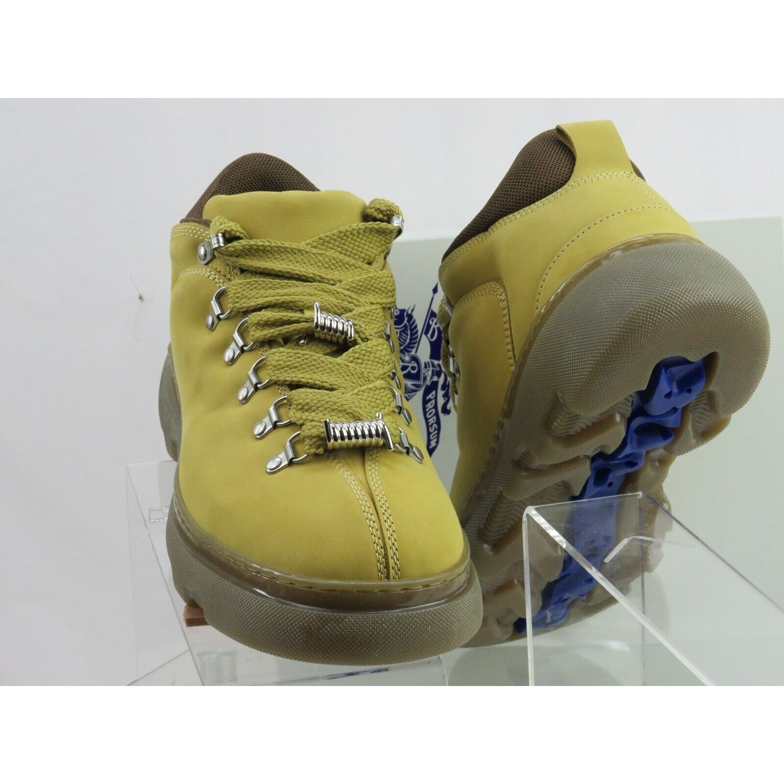 Burberry BURBERRY TREK BEIGE LEATHER LACE HIKING BOOTS US 8.5 41.5 IT Size US 8.5 / EU 41-42 - 15 Thumbnail