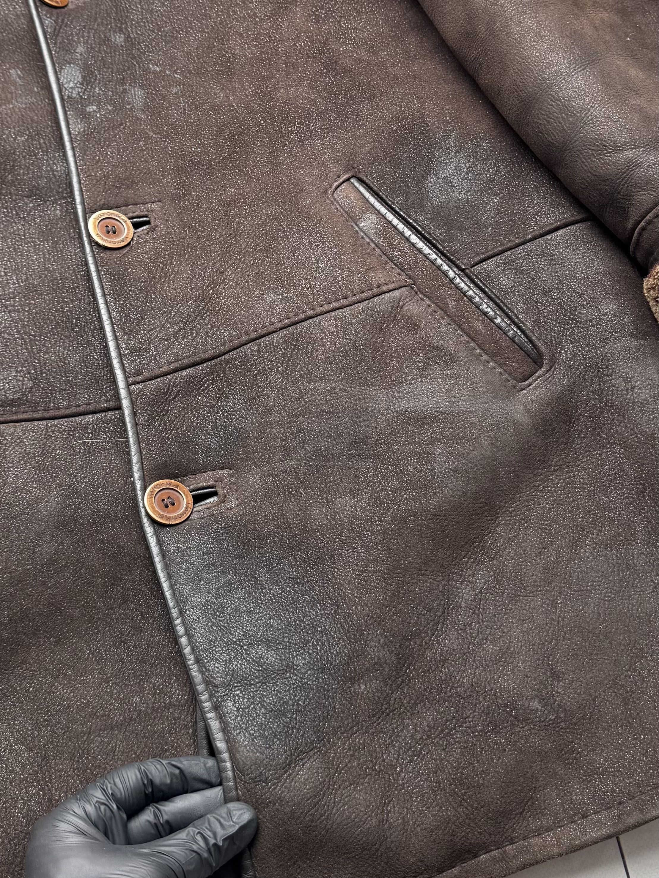 Vintage Vintage Real Sheepskin Coat(B409)E2D15 Size US XXL / EU 58 / 5 - 10 Thumbnail