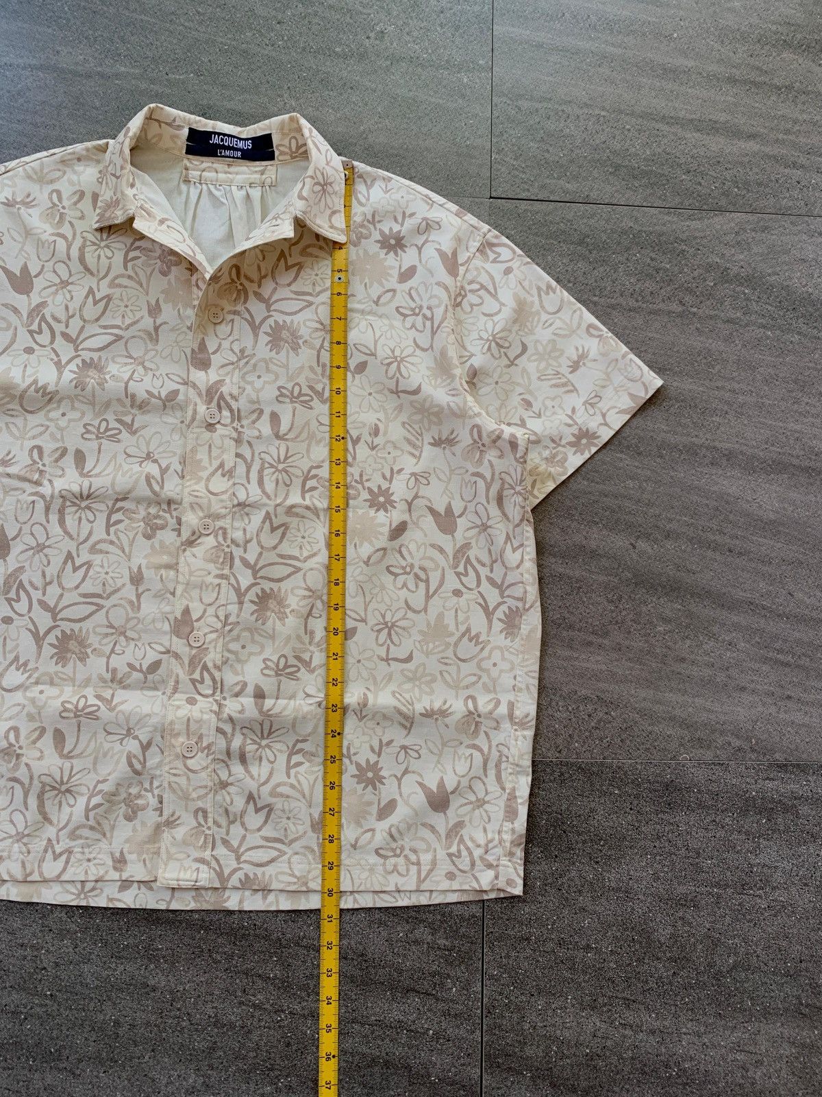 Jacquemus FREE TAX! Jacquemus L'amour Floral Oversized SS Shirts Size US M / EU 48-50 / 2 - 11 Thumbnail