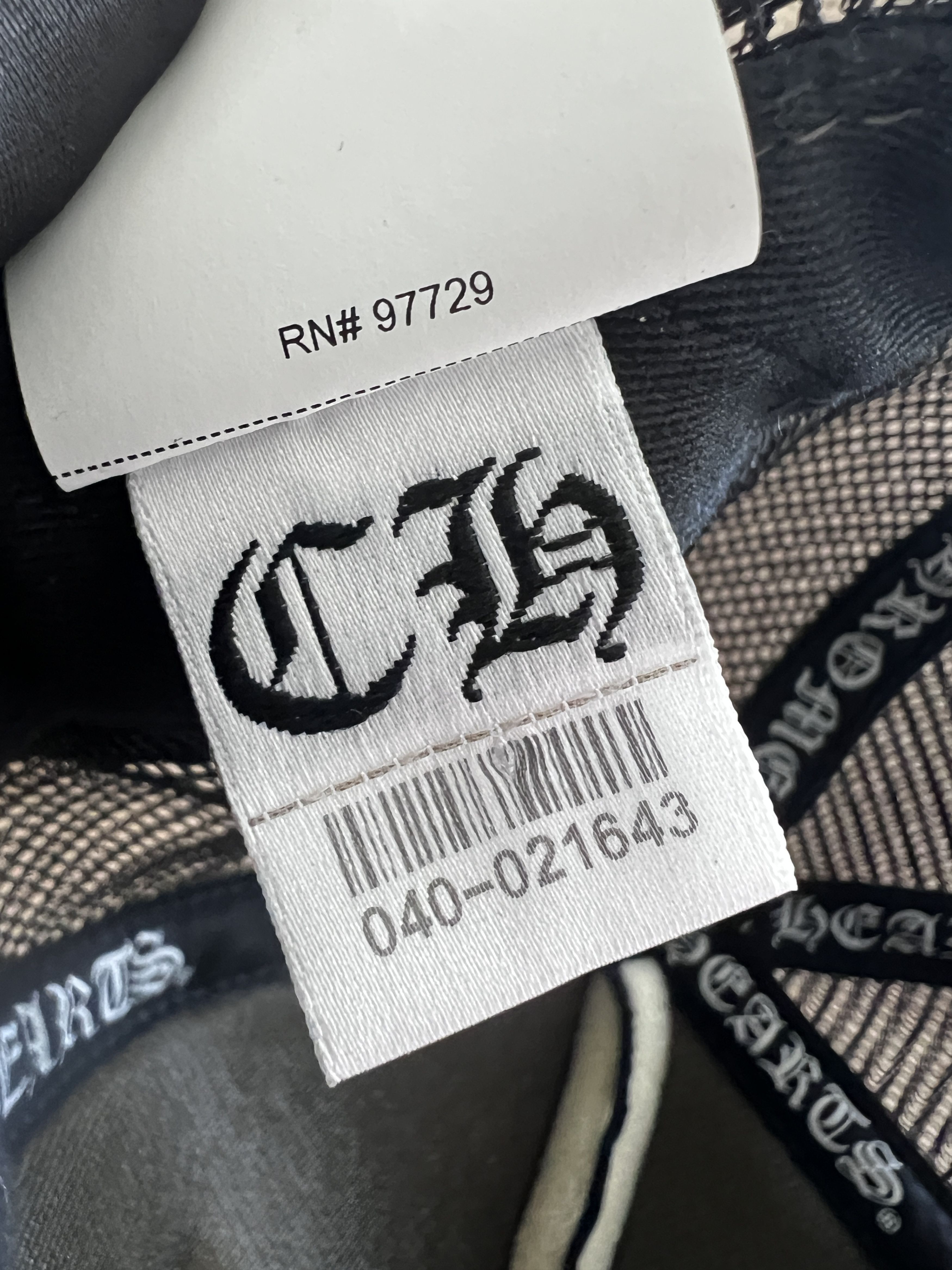 Chrome Hearts CHROME HEARTS FUCK Hollywood BlacK Trucker Hat Size ONE SIZE - 7 Thumbnail