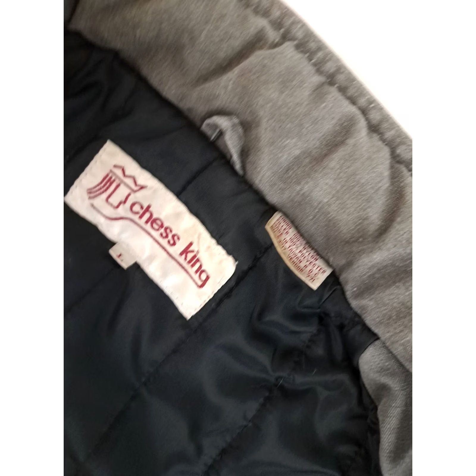 Vintage Vintage Chess King Bomber Jacket 80s Graphic Insulated Size US L / EU 52-54 / 3 - 4 Thumbnail