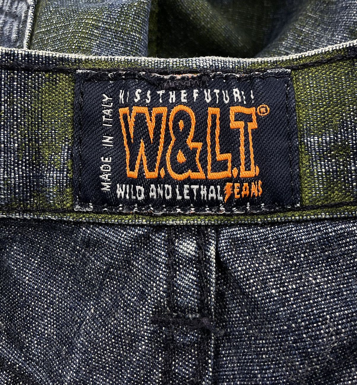Walter Van Beirendonck Walter Van Beirendonck Hand Painted Moss Jeans Size US 28 / EU 44 - 16 Thumbnail