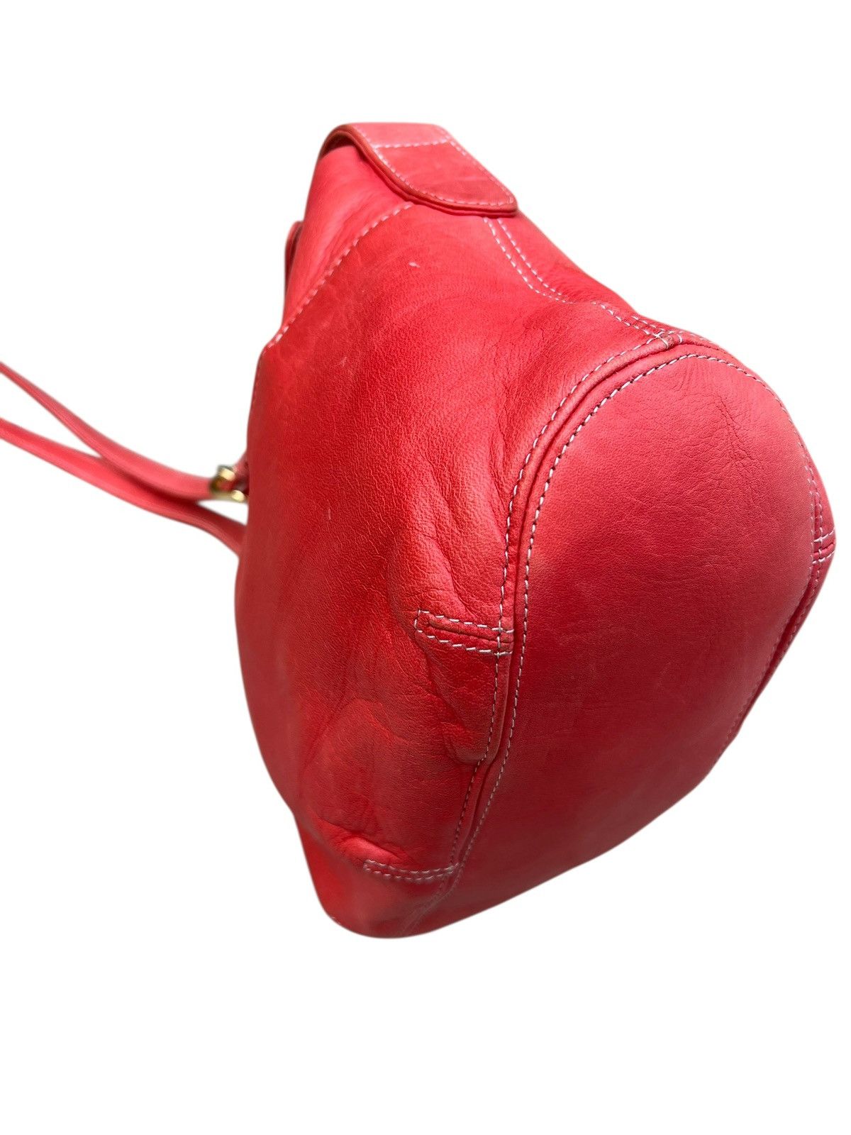 Leather Faded Patina Pink Peach Leather Bag Dog’s Paws Kitamura Size ONE SIZE - 18 Thumbnail