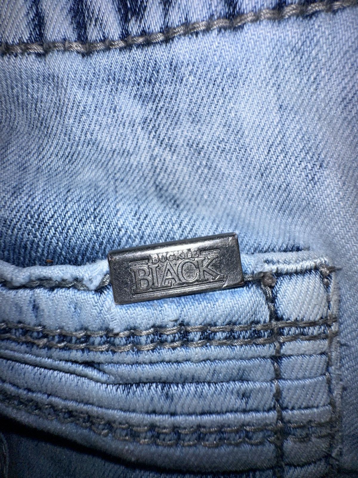 Buckle Black Blue wash streetwear jeans Size US 34 / EU 50 - 5 Thumbnail