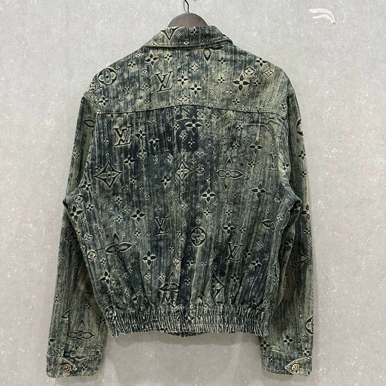 Louis Vuitton Louis Vuitton Worn-out tie-dyed floral denim jacket 2505-Ne Size US M / EU 48-50 / 2 - 2 Thumbnail