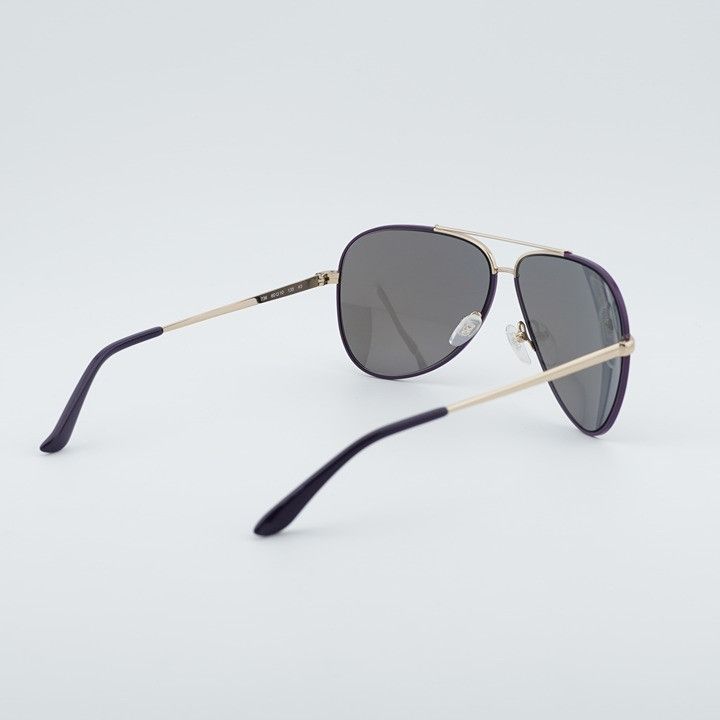 Salvatore Ferragamo Salvatore Ferragamo SF131S 736 Sunglasses Gold Aviator Size ONE SIZE - 4 Thumbnail