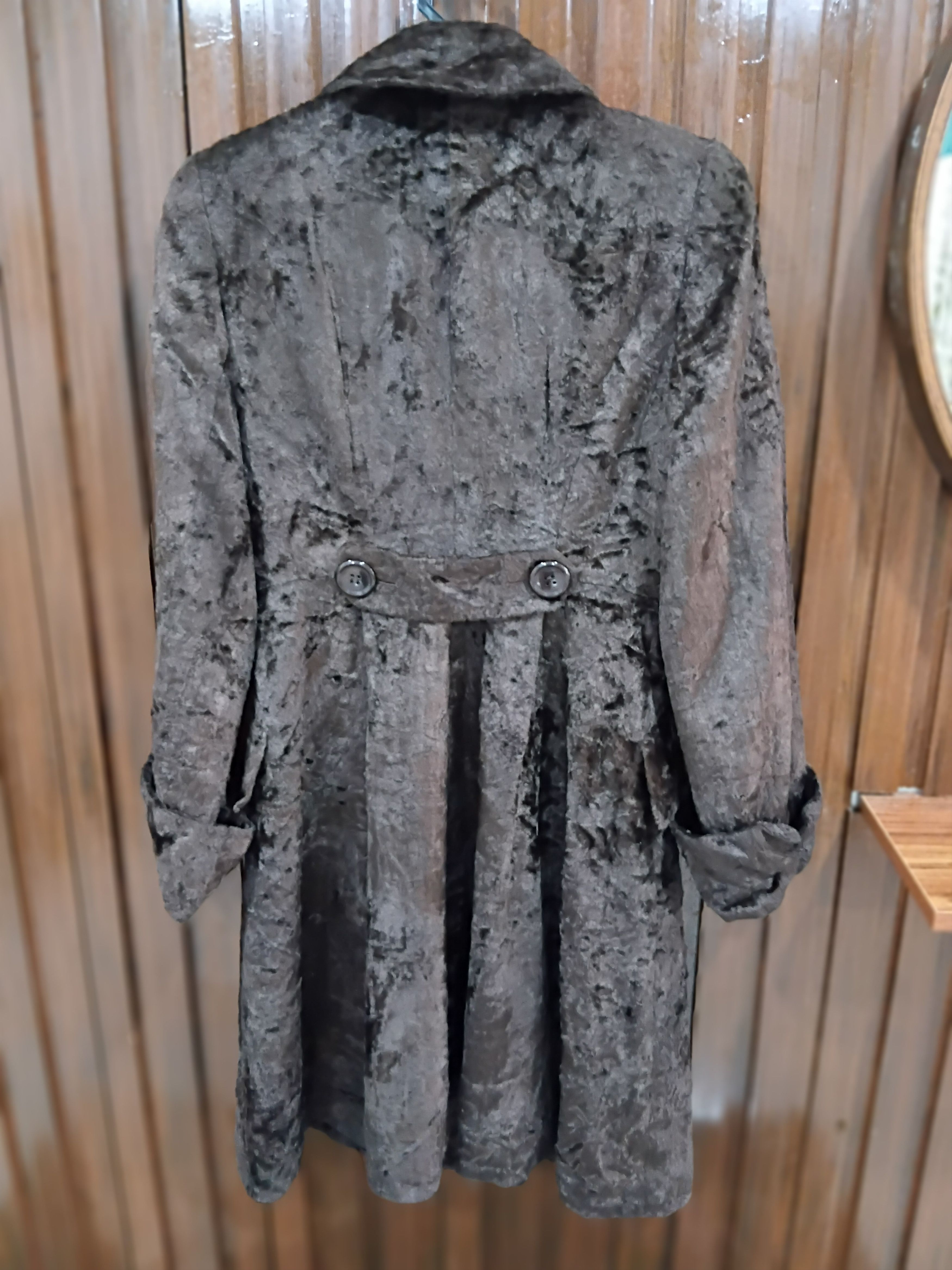 Norma Kamali Vintage Norma Kamali Faux Fur Long Trench Jacket Size M / US 6-8 / IT 42-44 - 2 Thumbnail