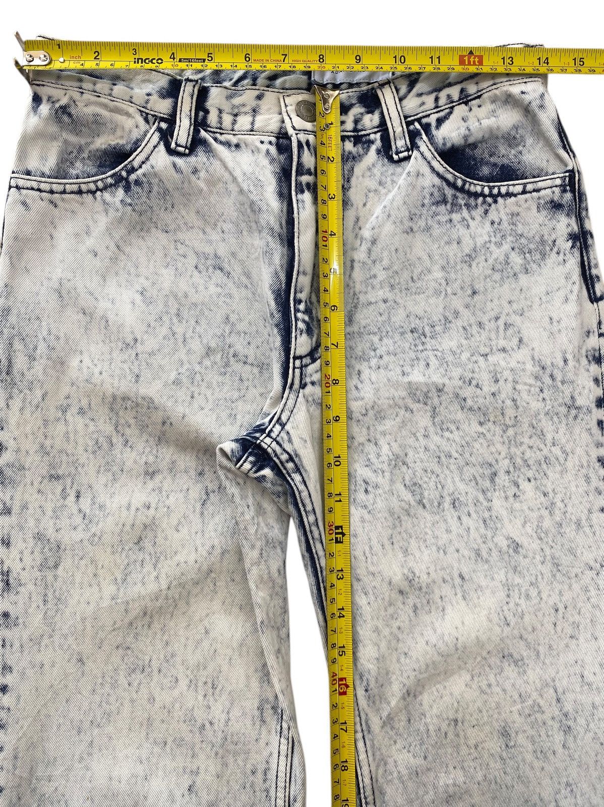 ADAM ET ROPE Adam Et Rope Acid Wash Style Straight Leg Jeans Size US 28 / EU 44 - 6 Thumbnail