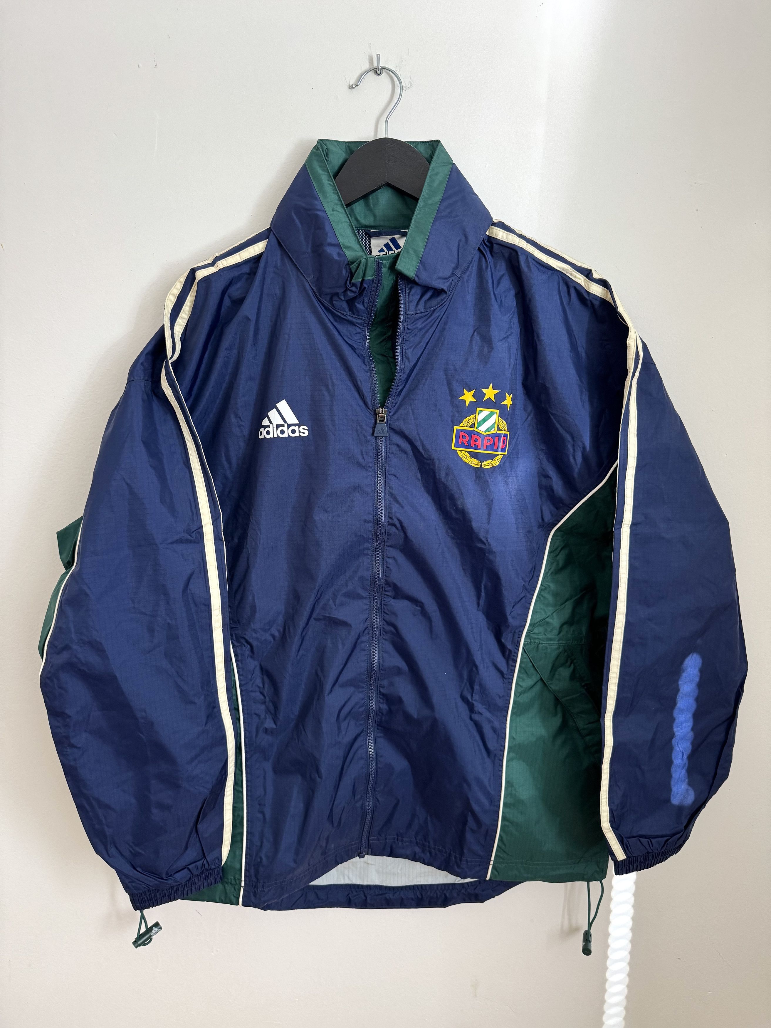 Adidas Adidas SK Rapid Wien Windbreaker Soccer Football Jacket Size US M / EU 48-50 / 2 - 1 Thumbnail