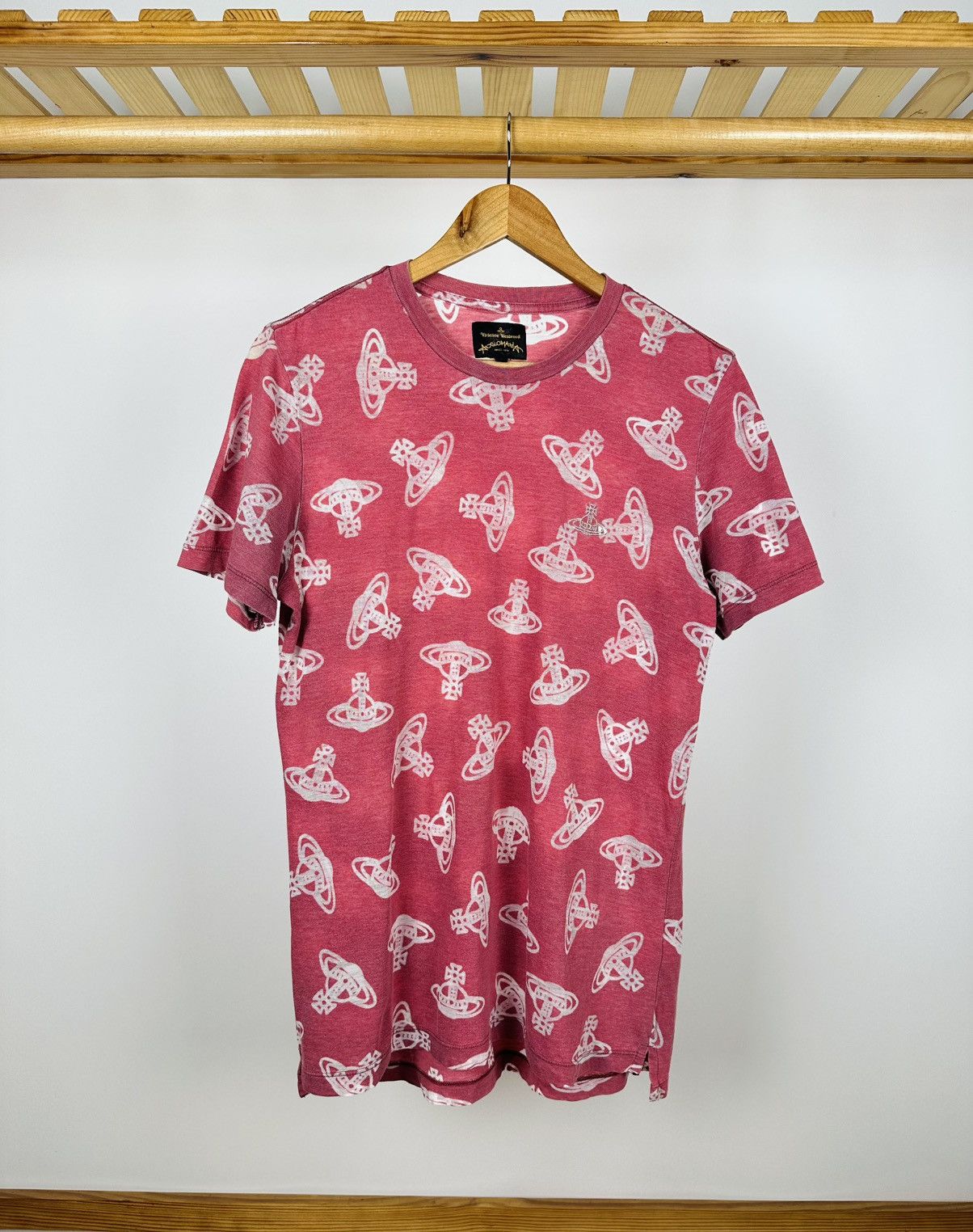 Vivienne Westwood ANGLOMANIA ピンク Tシャツ Vivienne Westwood Vivienne Westwood Anglomania Expose Punk