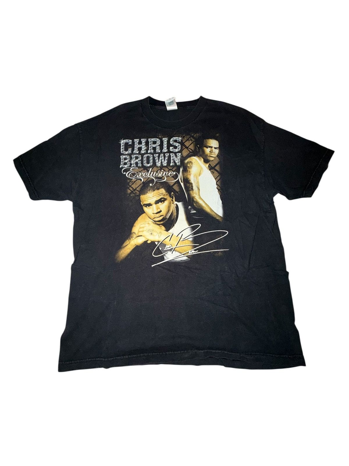 Vintage Vintage 2000s ‘Chris Brown Exclusive Tour’ T-shirt Size US XL / EU 56 / 4 - 1 Thumbnail
