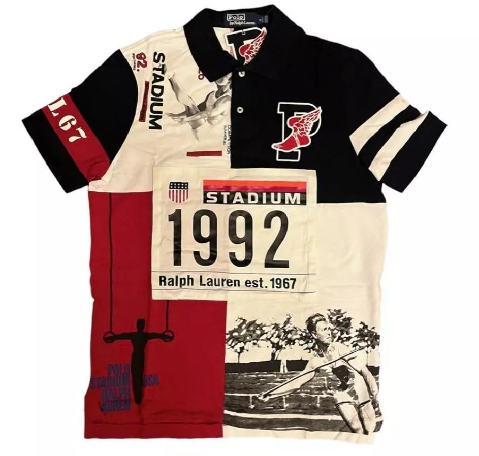 Polo Ralph Lauren Polo Stadium by Ralph Lauren Mash-up Polo Shirt XL Size US XL / EU 56 / 4 - 13 Thumbnail