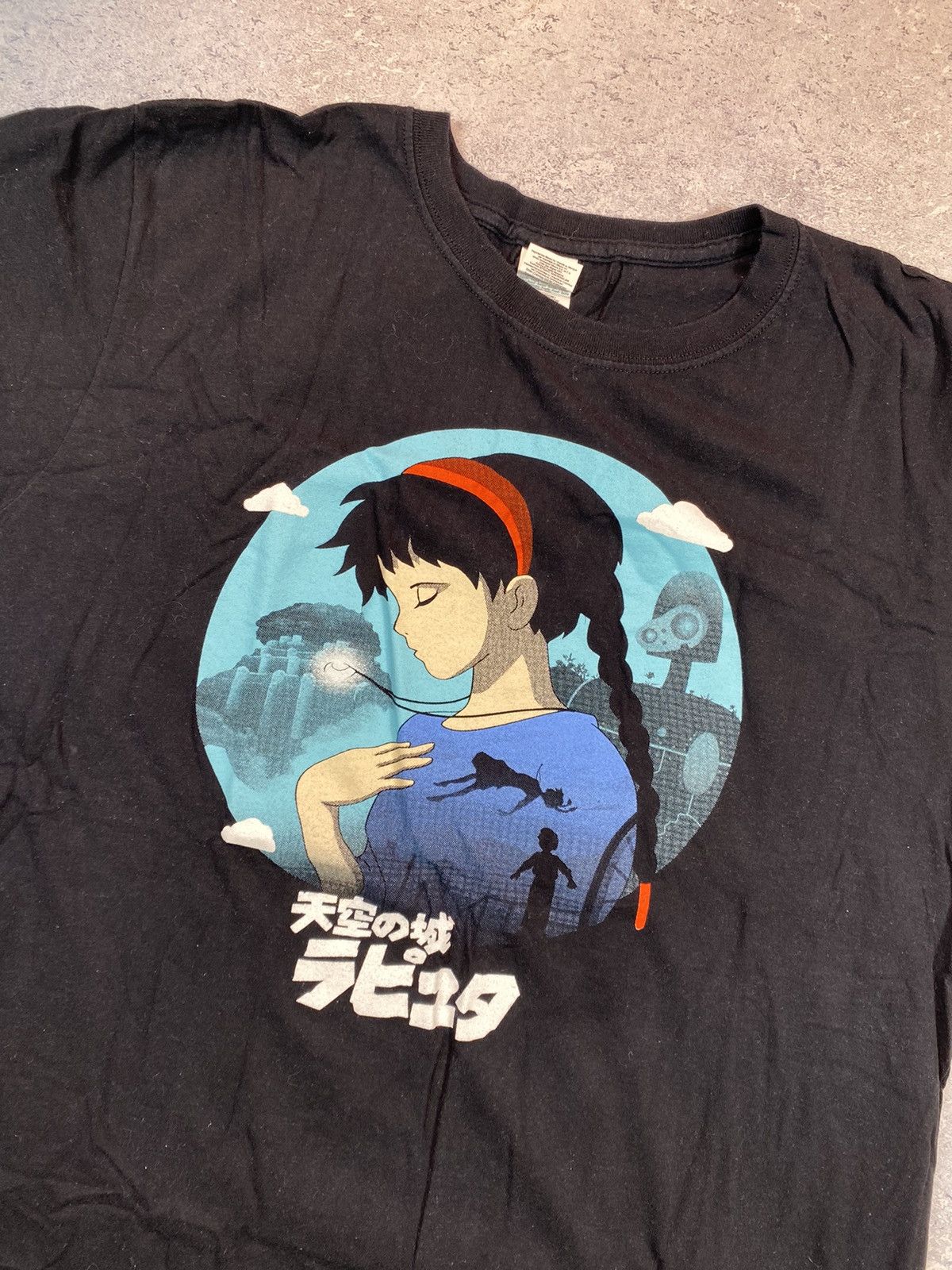 Anime Anima T-Shirt Castle In The Sky Size Large Size US L / EU 52-54 / 3 - 4 Thumbnail