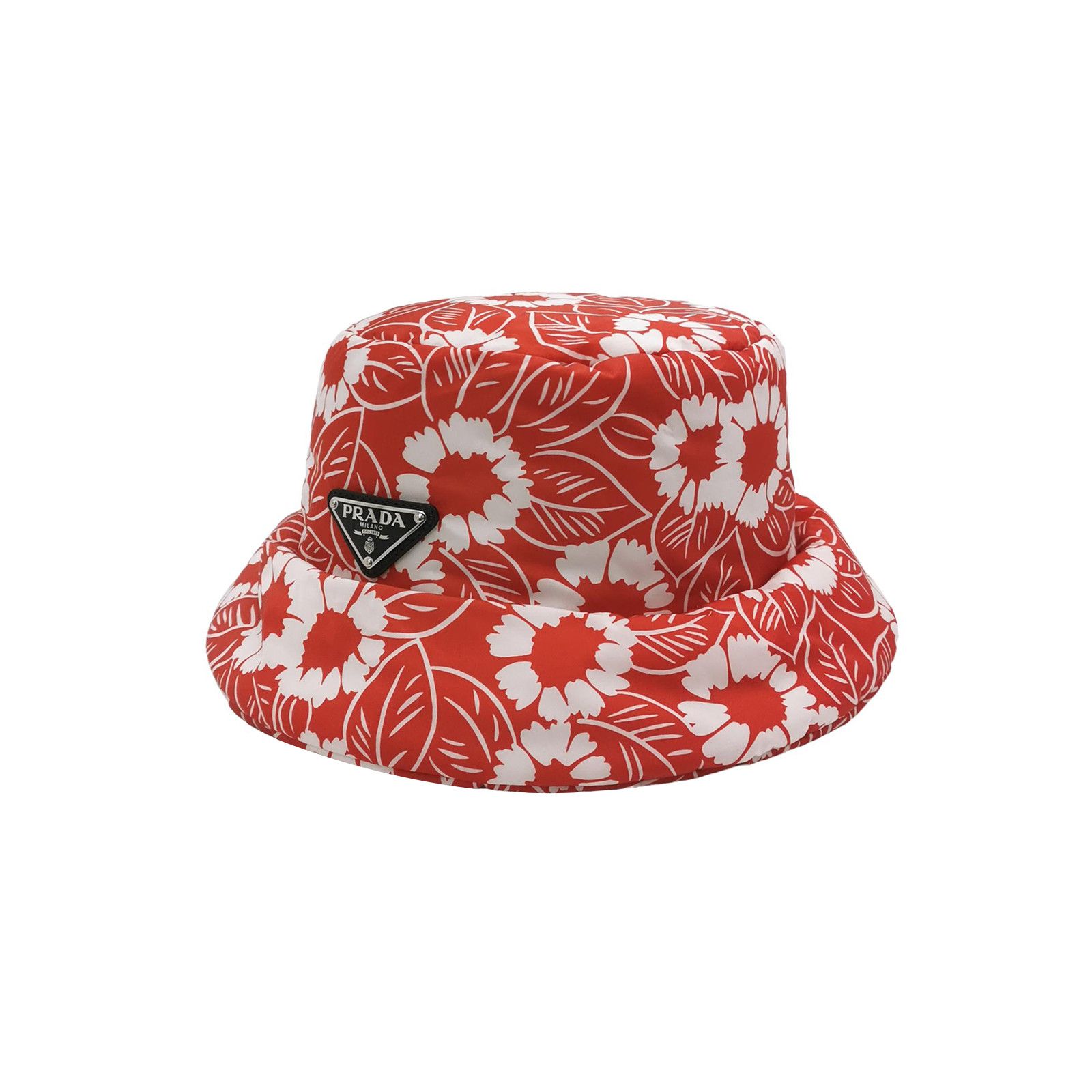 Prada Prada Floral Re-Nylon Bucket Hat Size S Size ONE SIZE - 1 Thumbnail