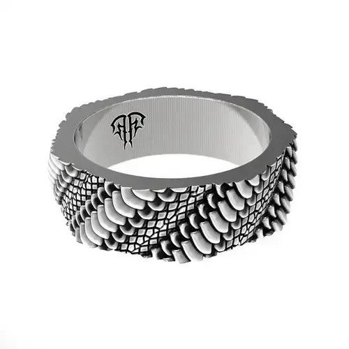 Japanese Brand Dragon Scale Ring Size ONE SIZE - 3 Thumbnail