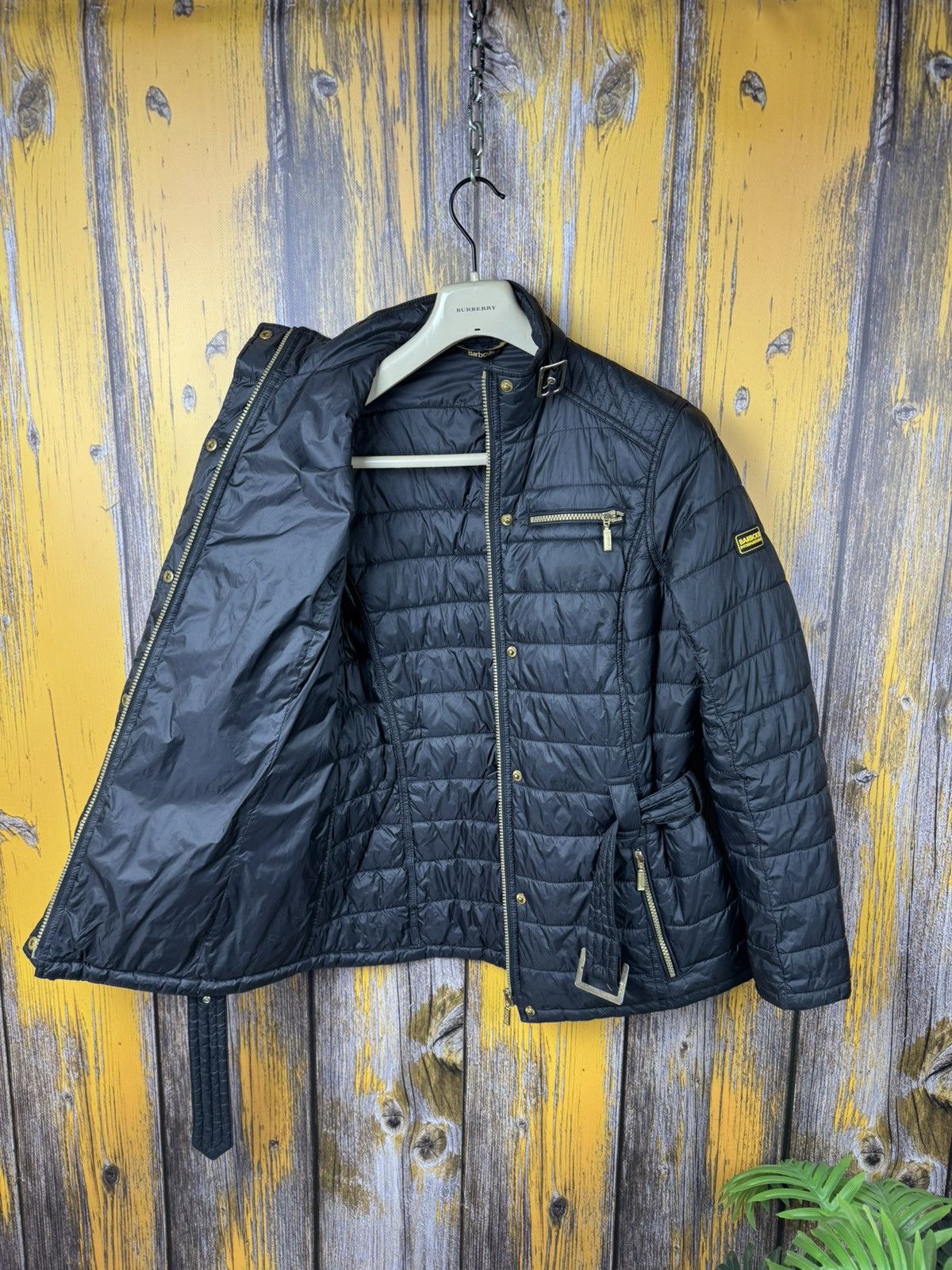 Barbour Barbour International Fibre Down Jacket Bomber England 🏴󠁧󠁢󠁥󠁮󠁧󠁿 Size L / US 10 / IT 46 - 11 Thumbnail