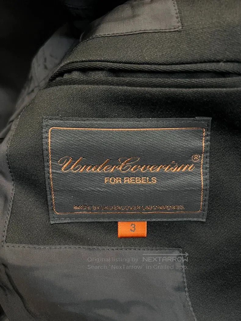 Undercover Undercover suit with patchwork leather sleeves. Size US L / EU 52-54 / 3 - 7 Thumbnail