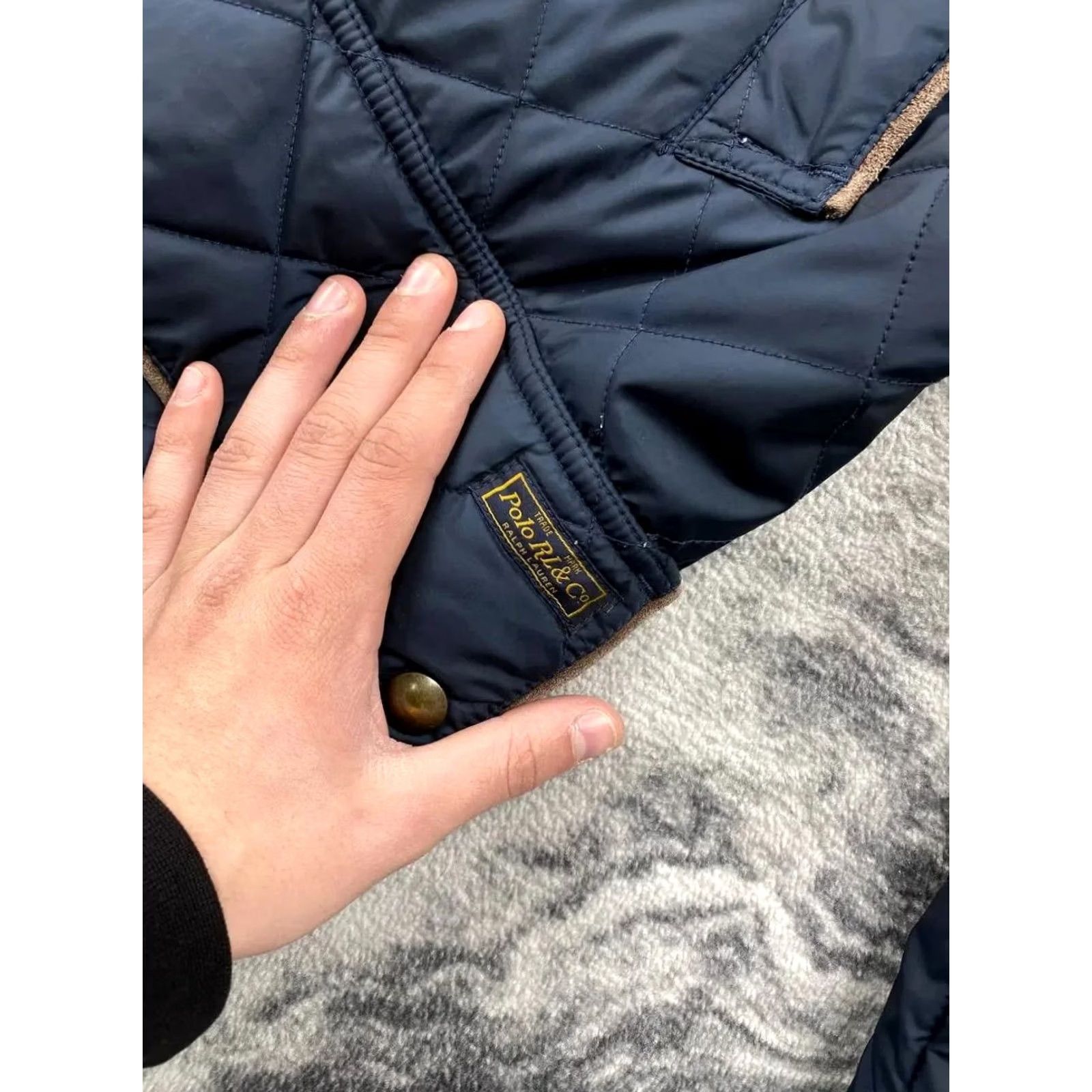 Polo Ralph Lauren Polo Ralph Lauren Navy Blue Quilted Jacket Men Size M Size US M / EU 48-50 / 2 - 6 Thumbnail