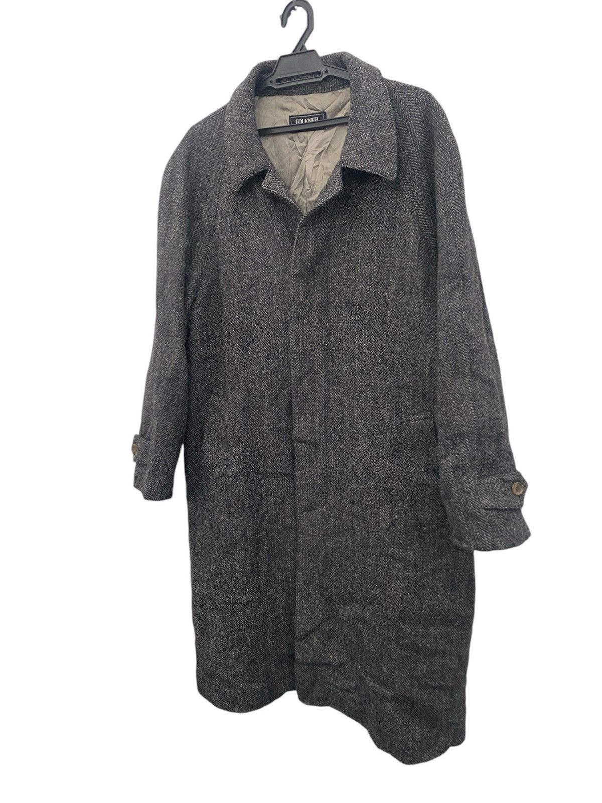 Harris Tweed Legendary Hand Woven Harris Tweed Long Jacket Herringbone Size US M / EU 48-50 / 2 - 3 Thumbnail