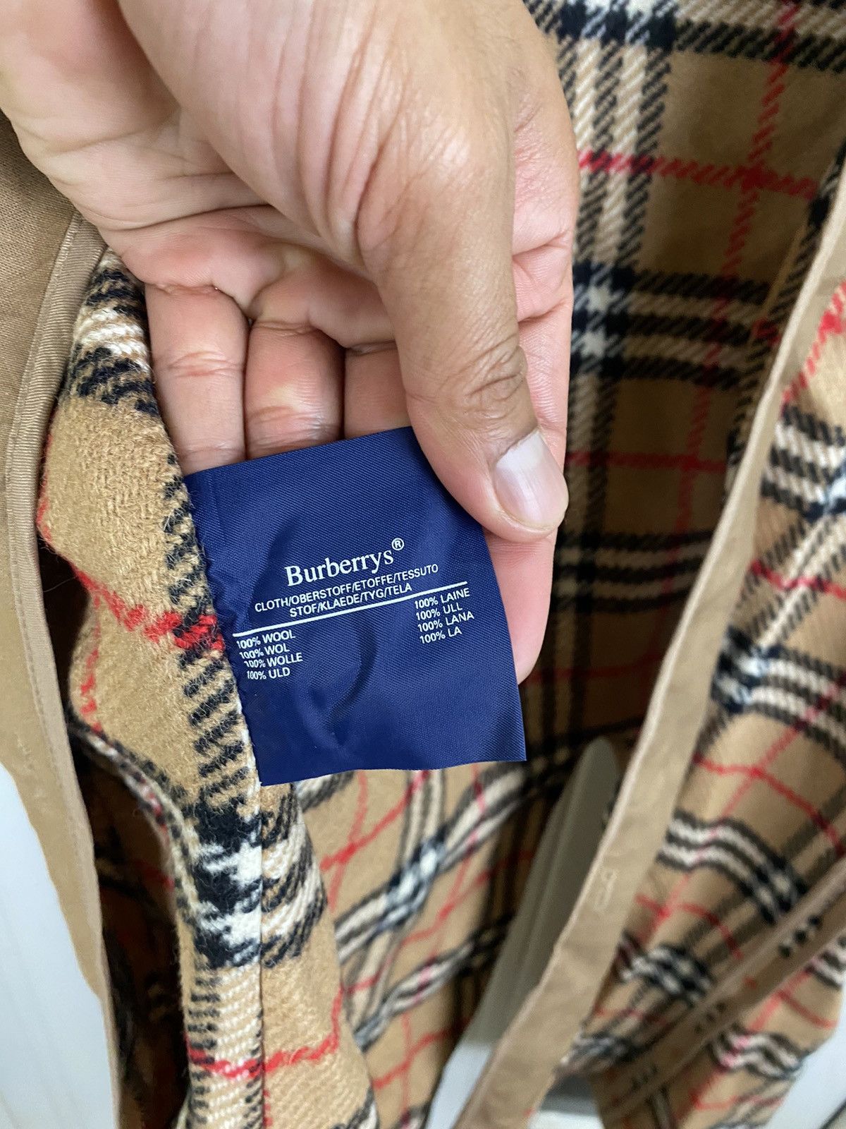 Burberry Prorsum × Vintage Burberrys Nova Check Liner Size US L / EU 52-54 / 3 - 6 Thumbnail