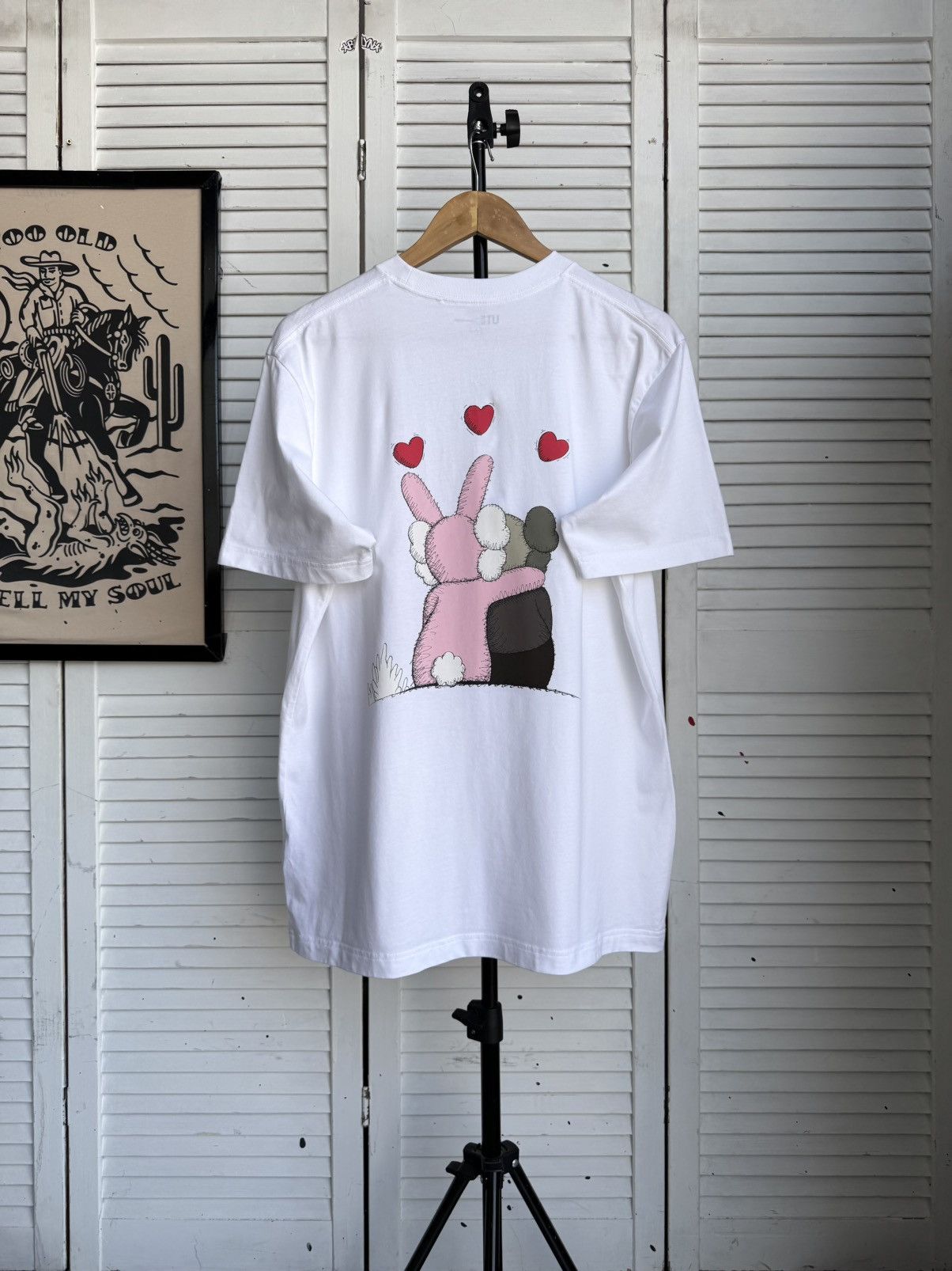 Andy Warhol × Kaws × Uniqlo Uniqlo UT KAWS Andy Warhol Graphic T-Shirt White Size US L / EU 52-54 / 3 - 1 Thumbnail