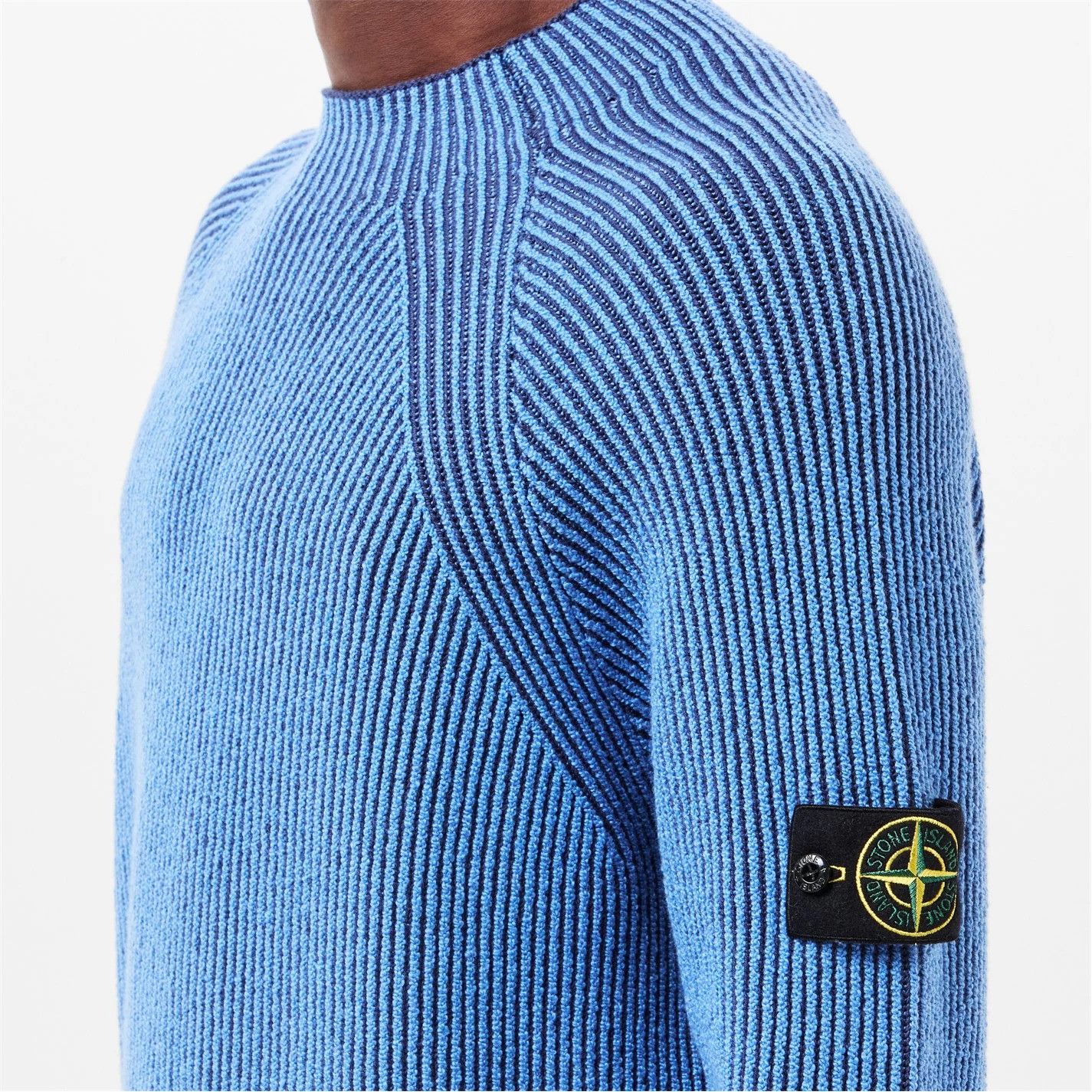Stone Island o1g2r1mq0526 Knitted Top in Blue Size US M / EU 48-50 / 2 - 5 Thumbnail