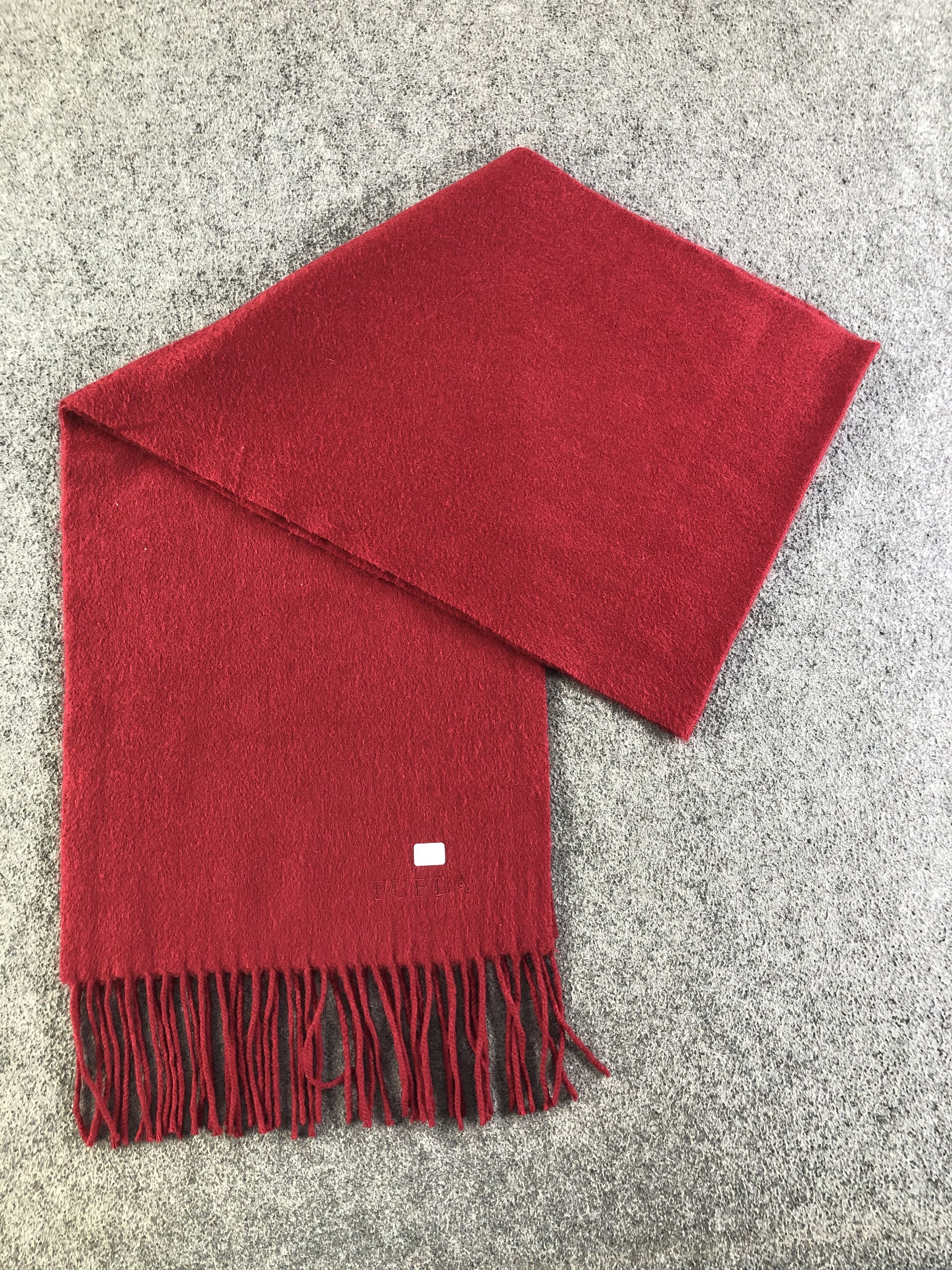 Furla × Vintage Furla Plain Cashmere Scarf / Muffler / Neckwear Size ONE SIZE - 6 Thumbnail