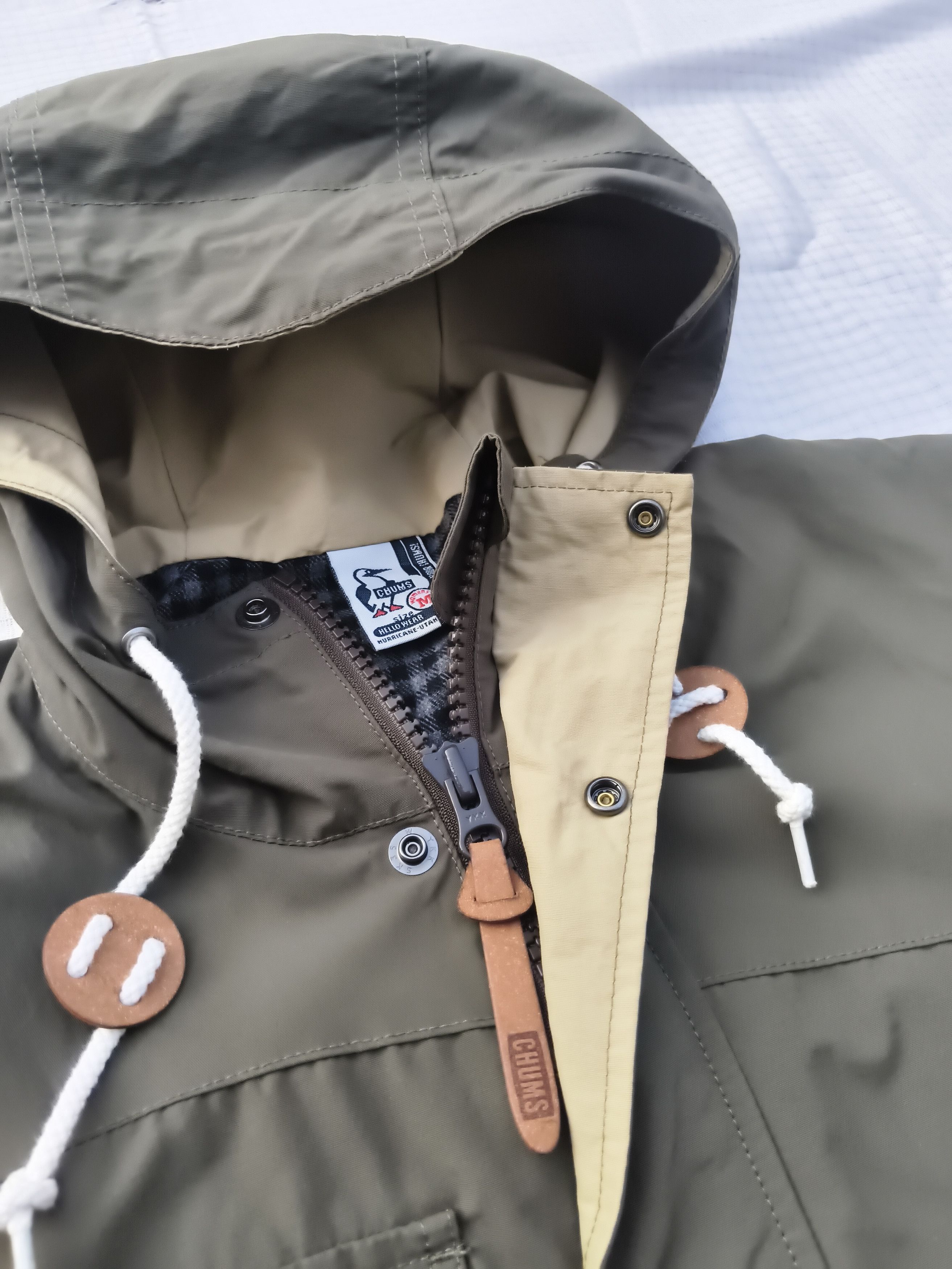 Chums (J943) Chums Women Green Camping 60/40 Parka Sz M Size M / US 6-8 / IT 42-44 - 13 Thumbnail