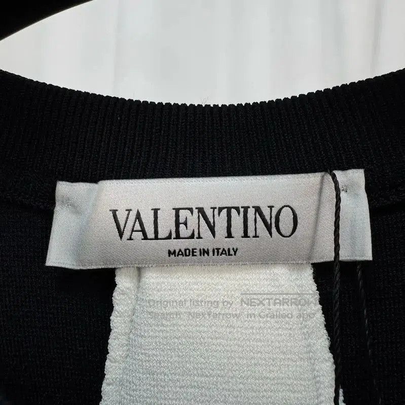 Valentino Valentino Black Cotton-Blend Long Sleeve Sweatshirt . Size M / US 6-8 / IT 42-44 - 6 Thumbnail