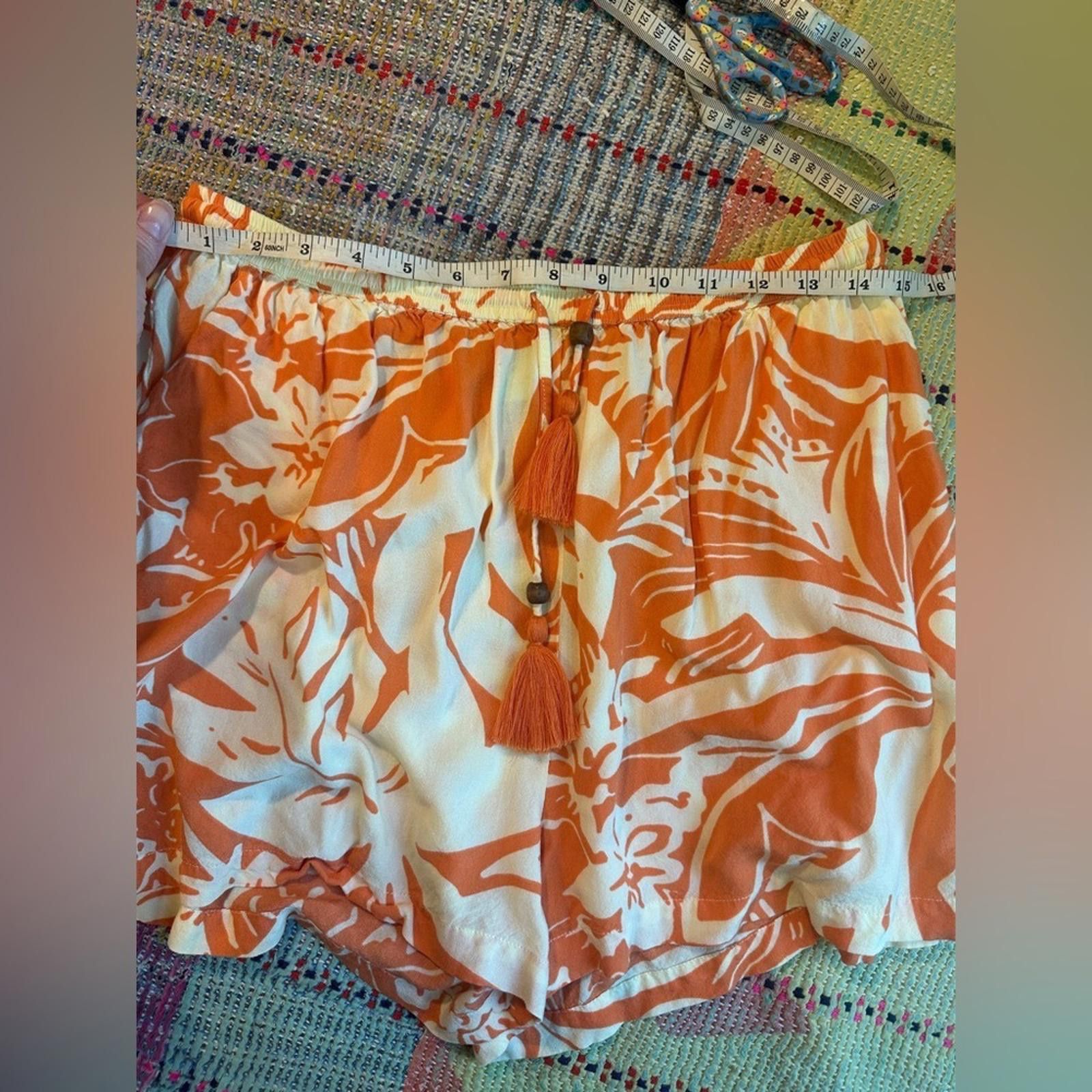 Other Free Destinations XL EUC Resort wear Set EUC Blouse Shorts Size XL / US 12-14 / IT 48-50 - 6 Thumbnail
