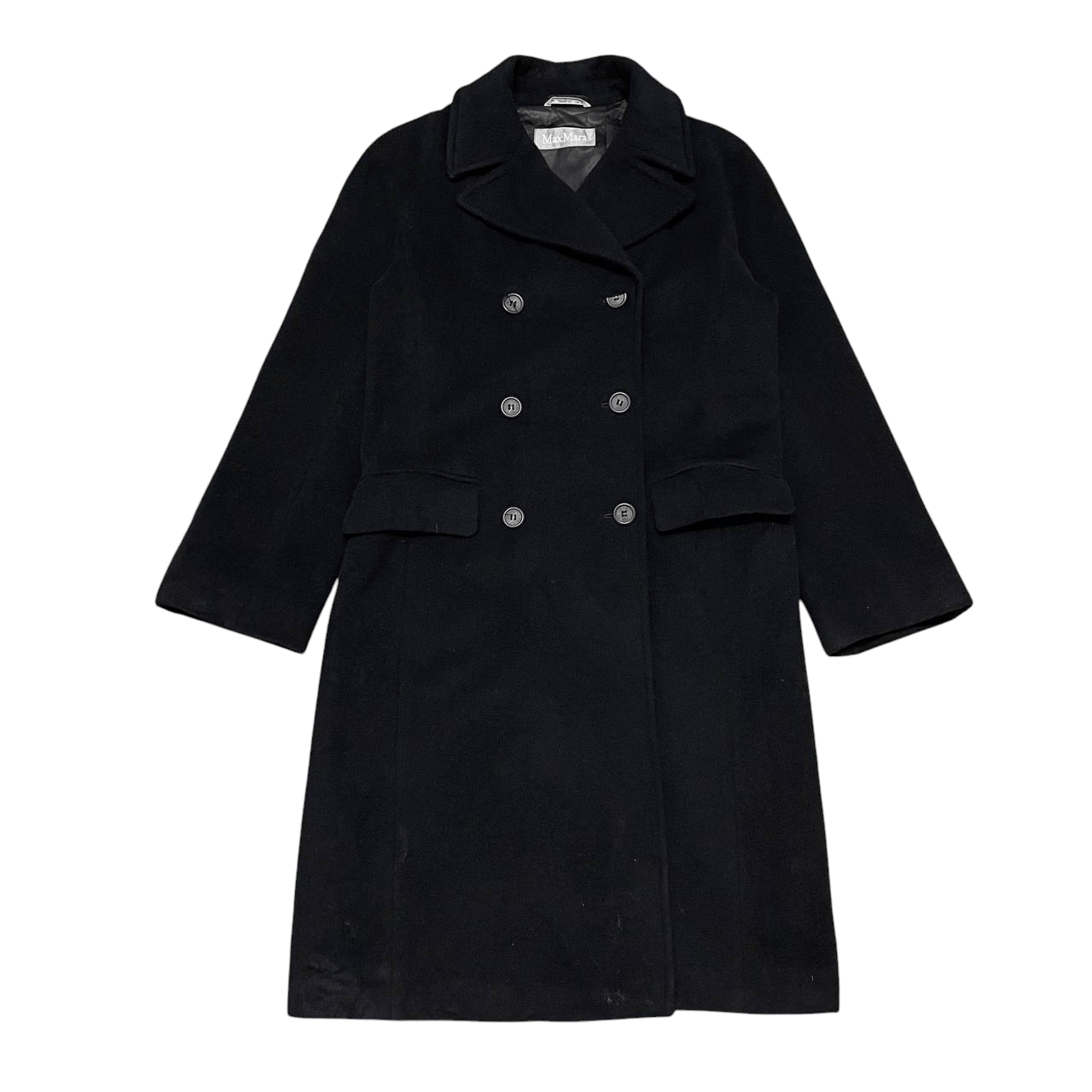 Max Mara Vintage Max Mara Double Breasted Wool Long Coat Size S / US 4 / IT 40 - 1 Thumbnail