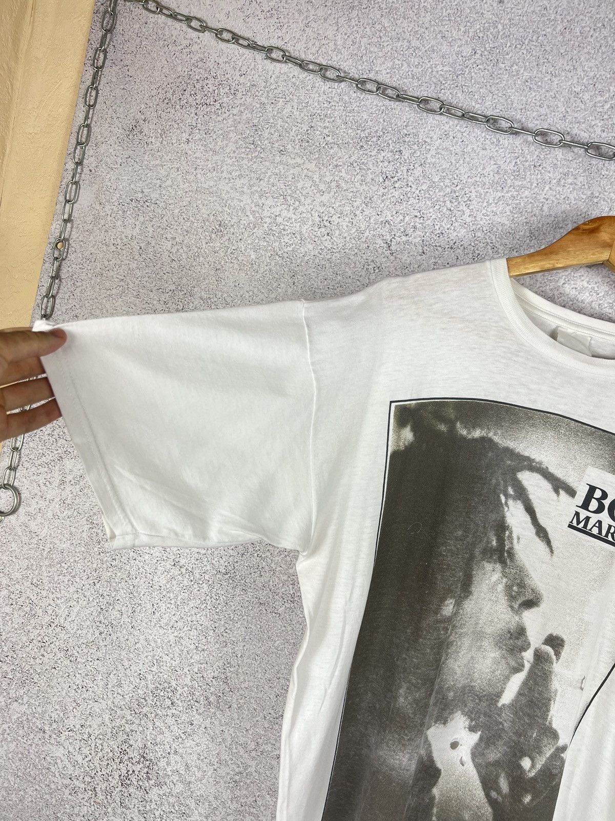 Band Tees Rare! Vintage Bob Marley 1991 T-Shirt Reggae Band Tee Size US XL / EU 56 / 4 - 9 Thumbnail