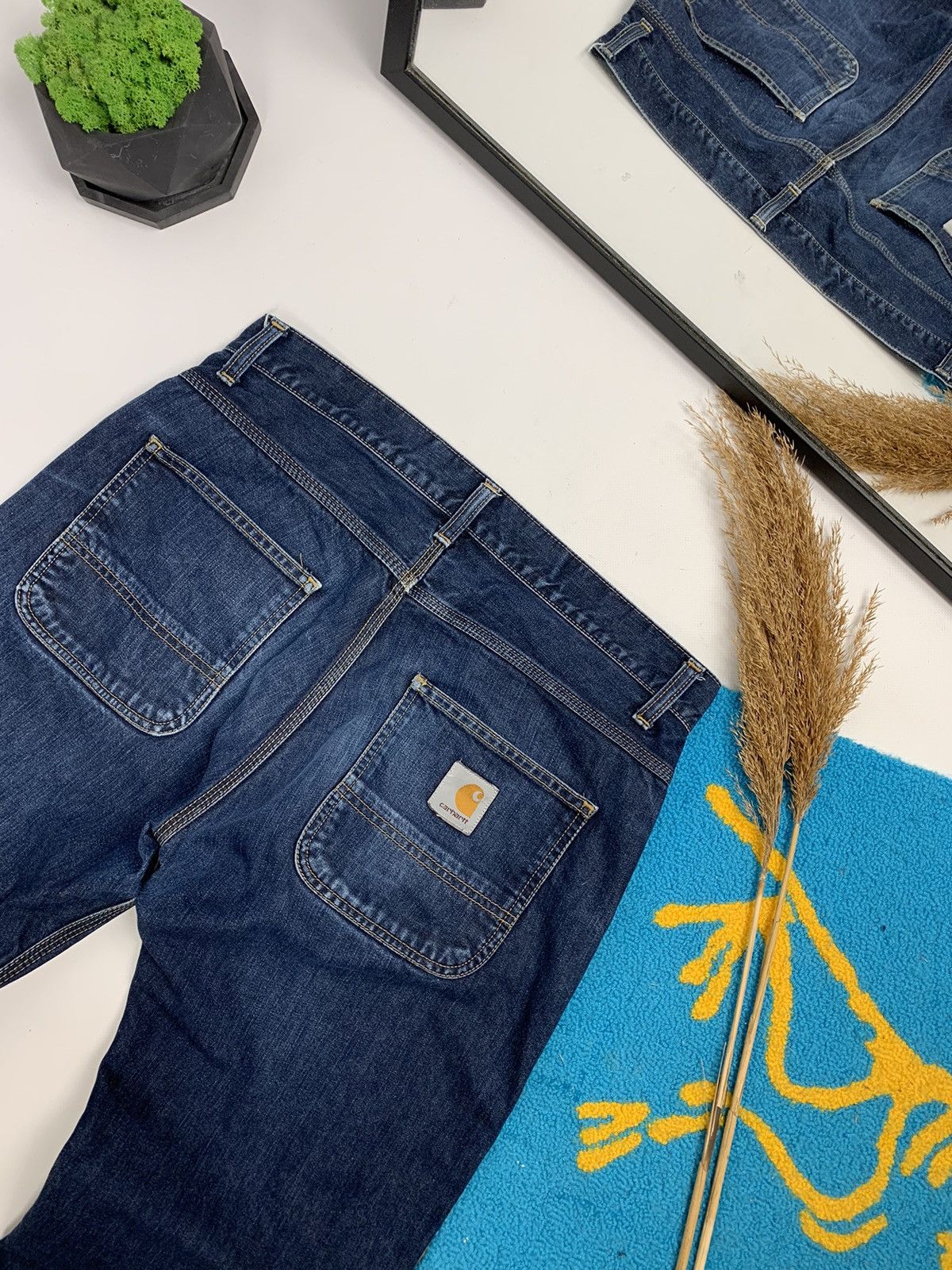Carhartt × Vintage Vintage Carhartt Skill Denim Distressed Pant Size US 32 / EU 48 - 6 Thumbnail