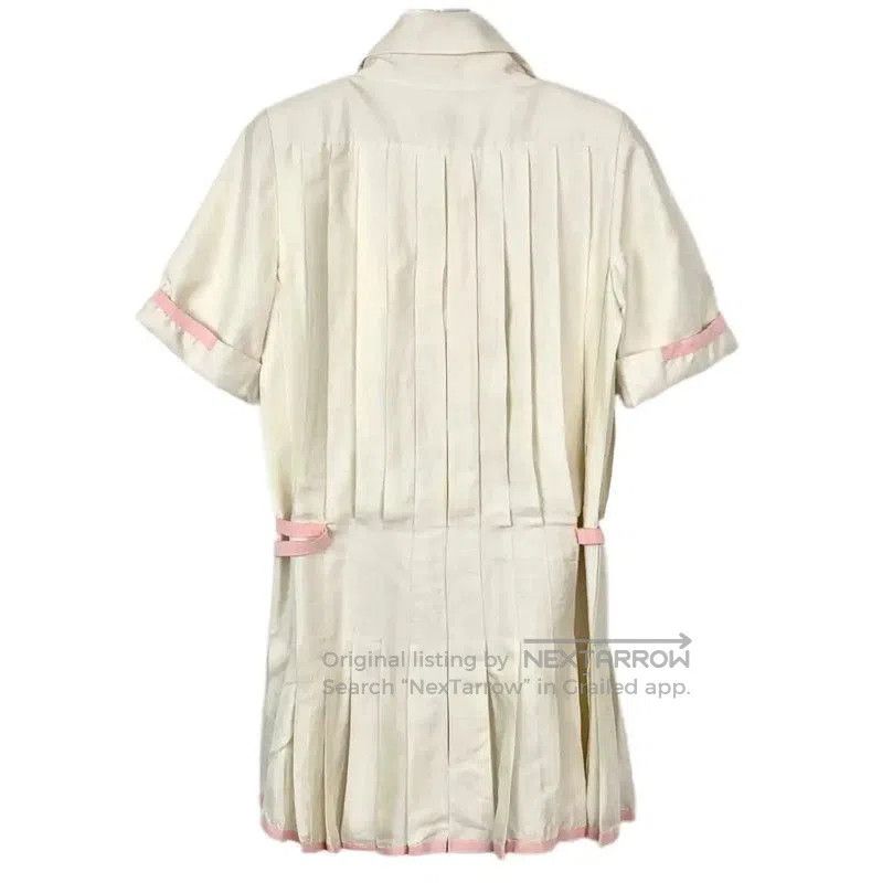 Chanel Chanel Beige Cotton Women's Dress . Size XXS / US 00 / IT 34 - 2 Thumbnail
