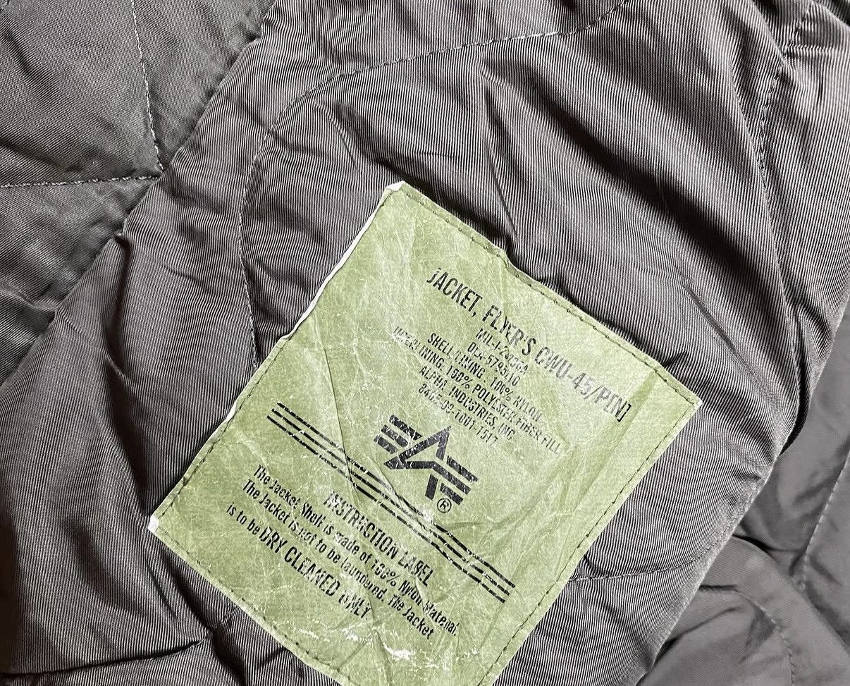 Alpha Industries Alpha Industries CWU-45 Bomber Flight Jacket Size US L / EU 52-54 / 3 - 8 Thumbnail
