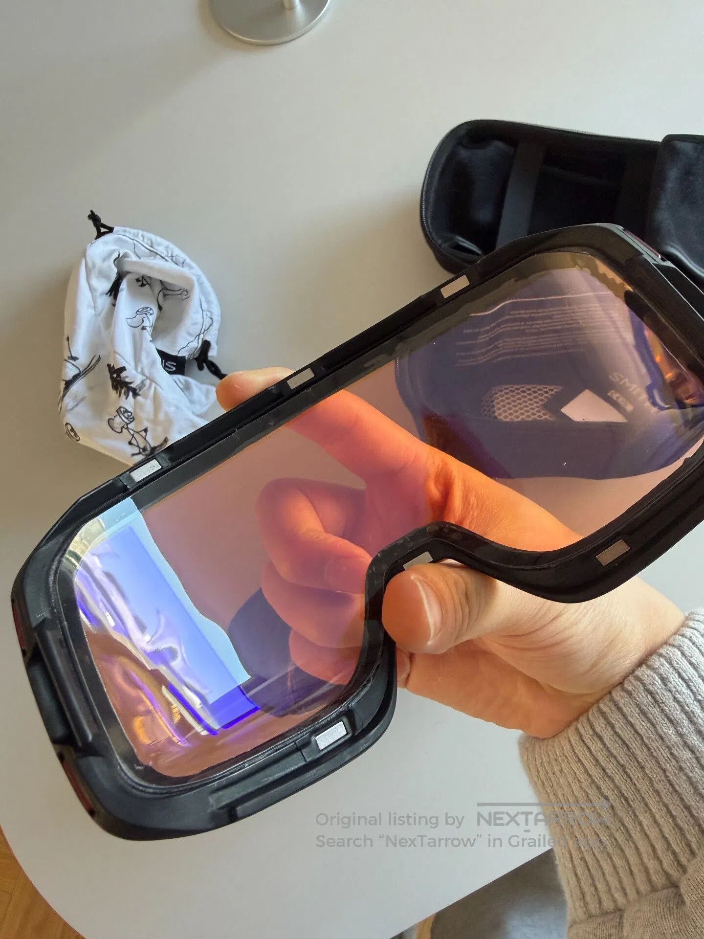Smith Optics smith 4d mags ski goggles with pink lens. Size ONE SIZE - 5 Thumbnail