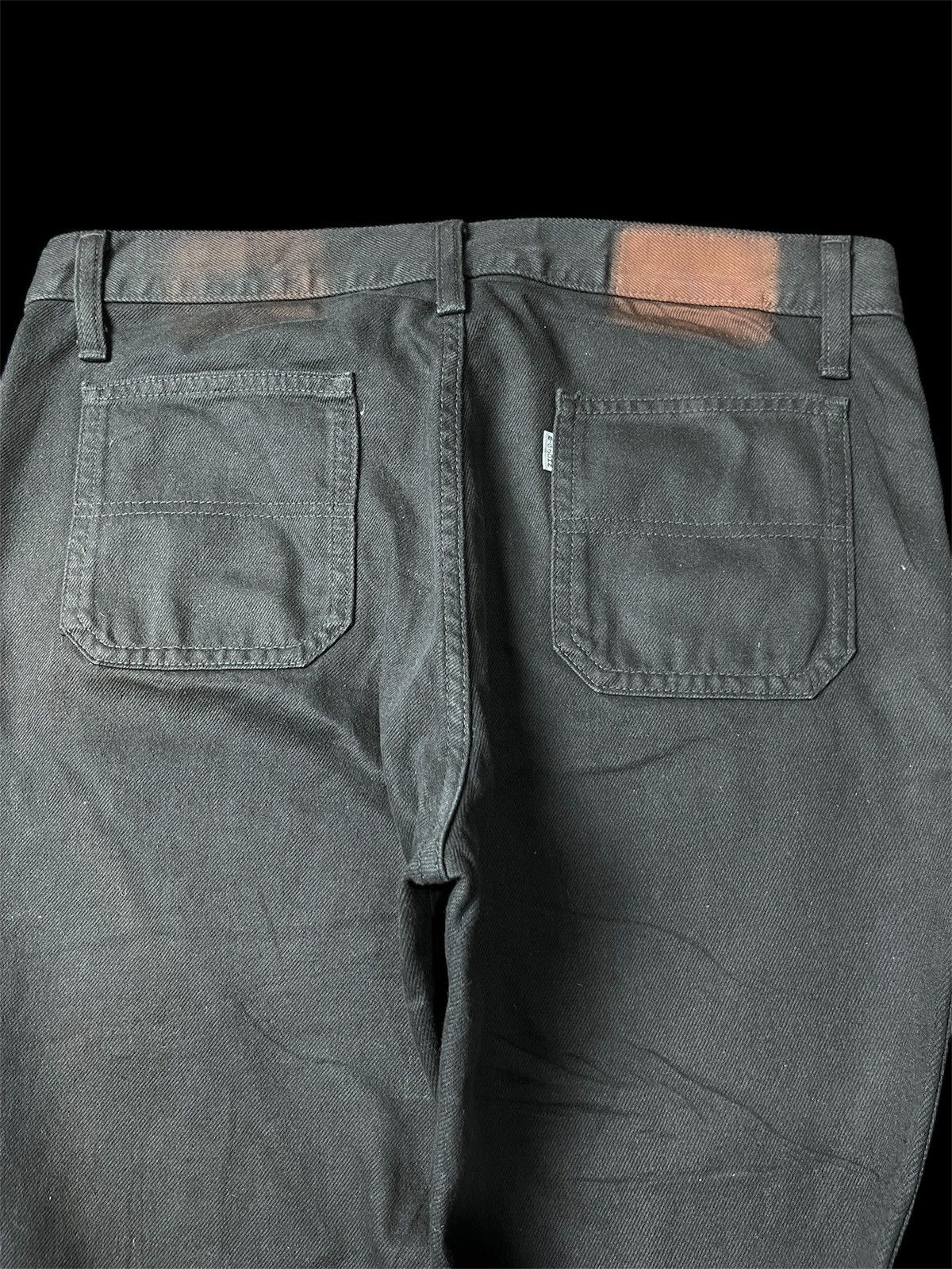 If Six Was Nine Super Flare Big John Distressed Jeans Size US 30 / EU 46 - 7 Thumbnail