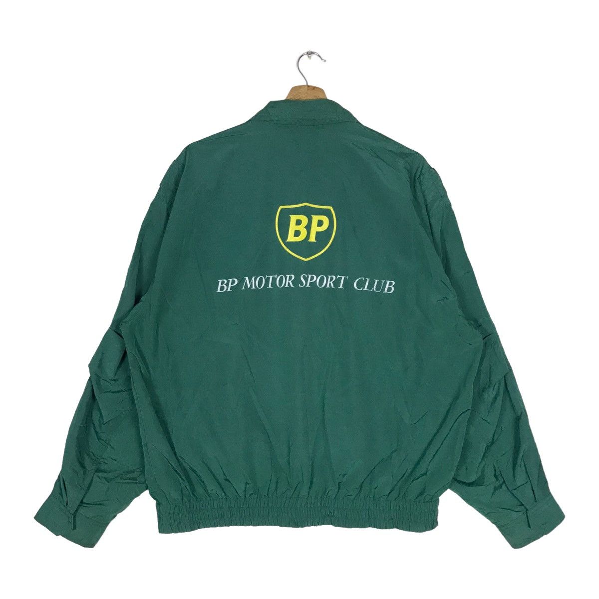 Vintage 90s BP Motor Sport Rider Zipper Jacket