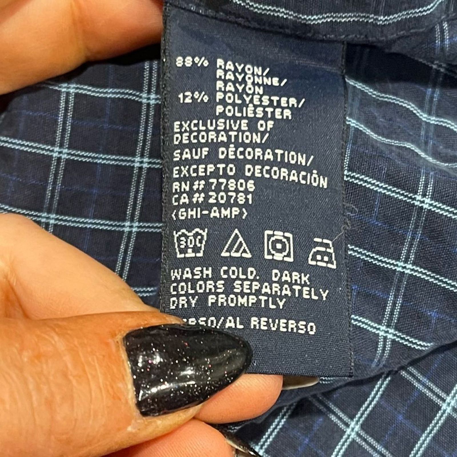 Tommy Hilfiger Tommy Hilfiger Shirt Button Down Checked Short Sleeve XL Size US XL / EU 56 / 4 - 3 Thumbnail