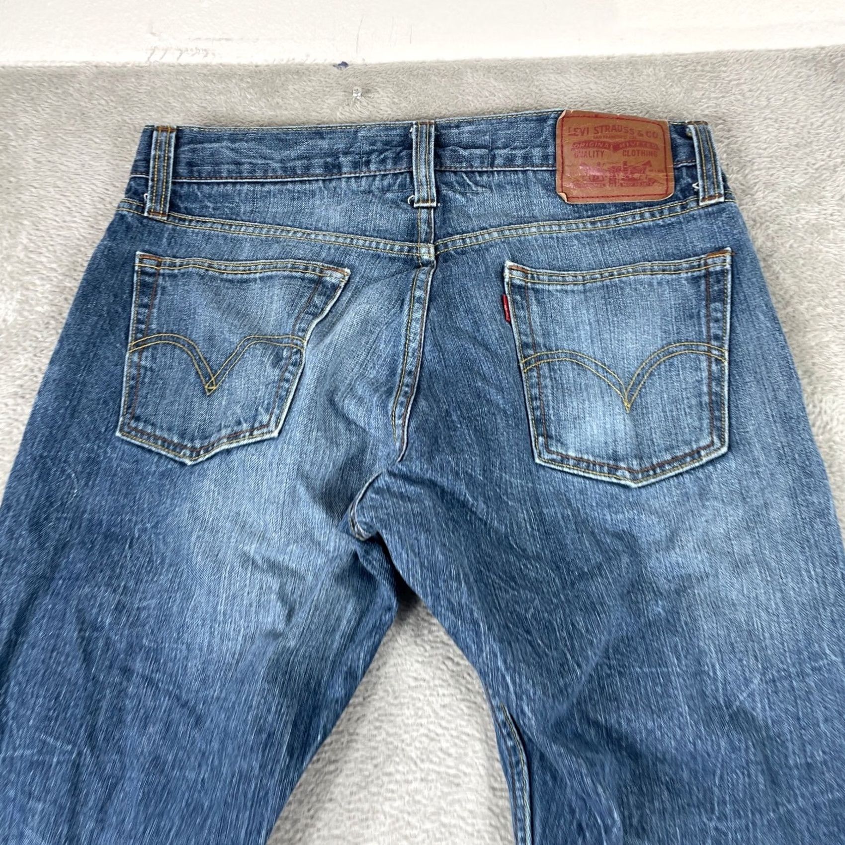 Levi's Levi's 514 Jeans Mens 34x34 Blue Slim Straight Leg Denim Y2K Skater Size US 34 / EU 50 - 6 Thumbnail