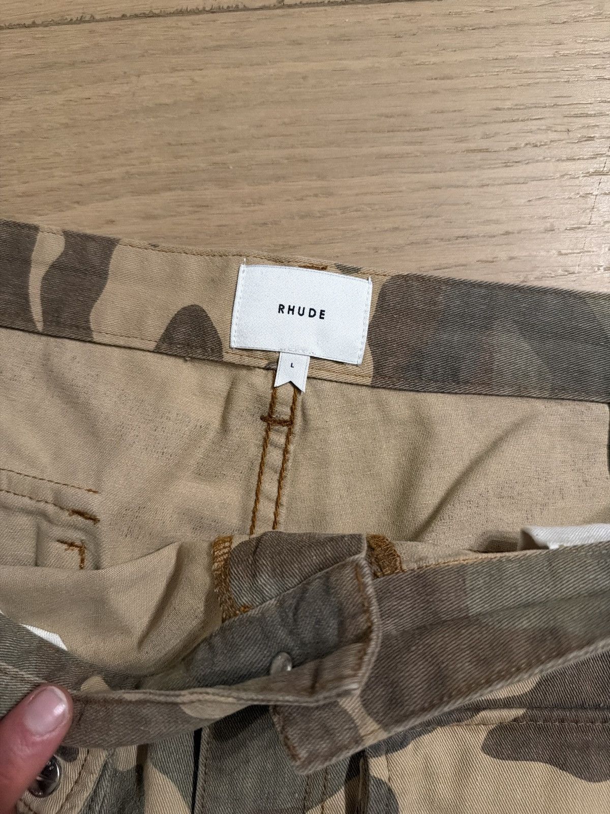 Rhude RHUDE BAGGY CARGO SHORT Size US 32 / EU 48 - 3 Thumbnail