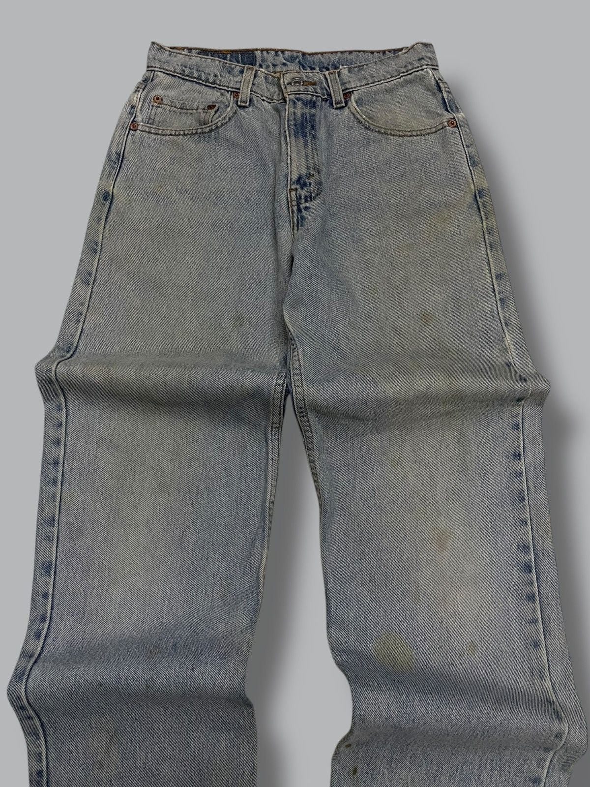 Levi's Vintage Clothing Vintage 1990s Designer Levis 550 Relaxed Fit Blue Denim Size US 28 / EU 44 - 4 Thumbnail