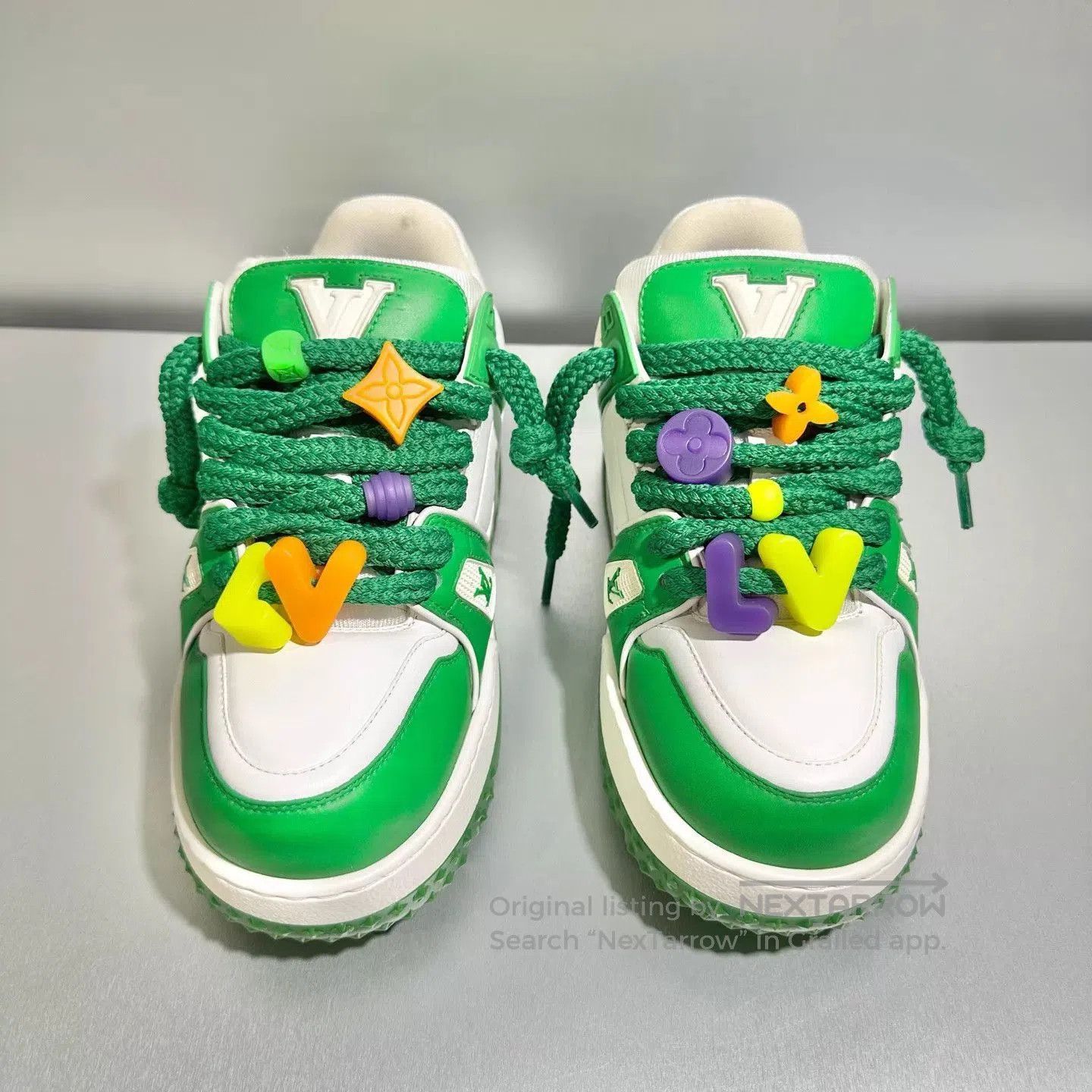 Louis Vuitton Green Low. Size US 7 / EU 40 - 2 Thumbnail
