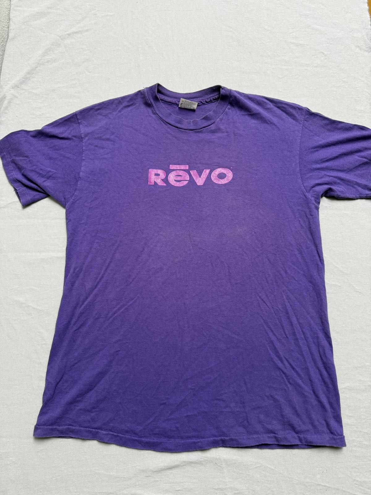 Vintage Revo Sunglasses T-shirt Promo - Purple Fade Tee XL
