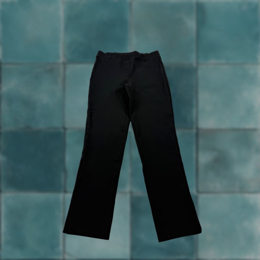 Quince Quince Pants Womens Medium Petite Black Dress Pants Work Ponte Straight Leg Size 32" / US 10 / IT 46 - 1 Thumbnail