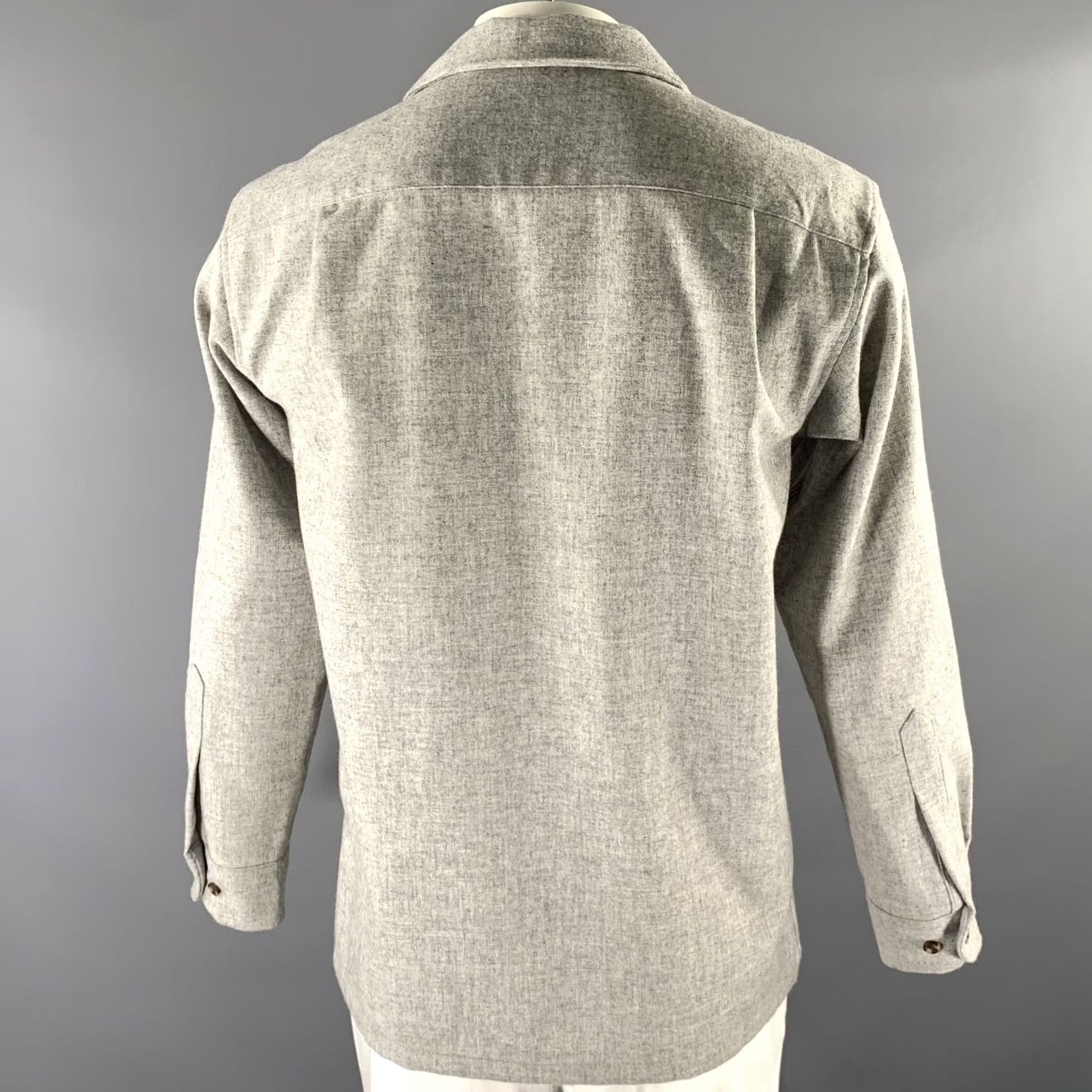 Pendleton PENDLETON Long Sleeve Shirt Size M Grey Heather Wool Size US M / EU 48-50 / 2 - 4 Thumbnail