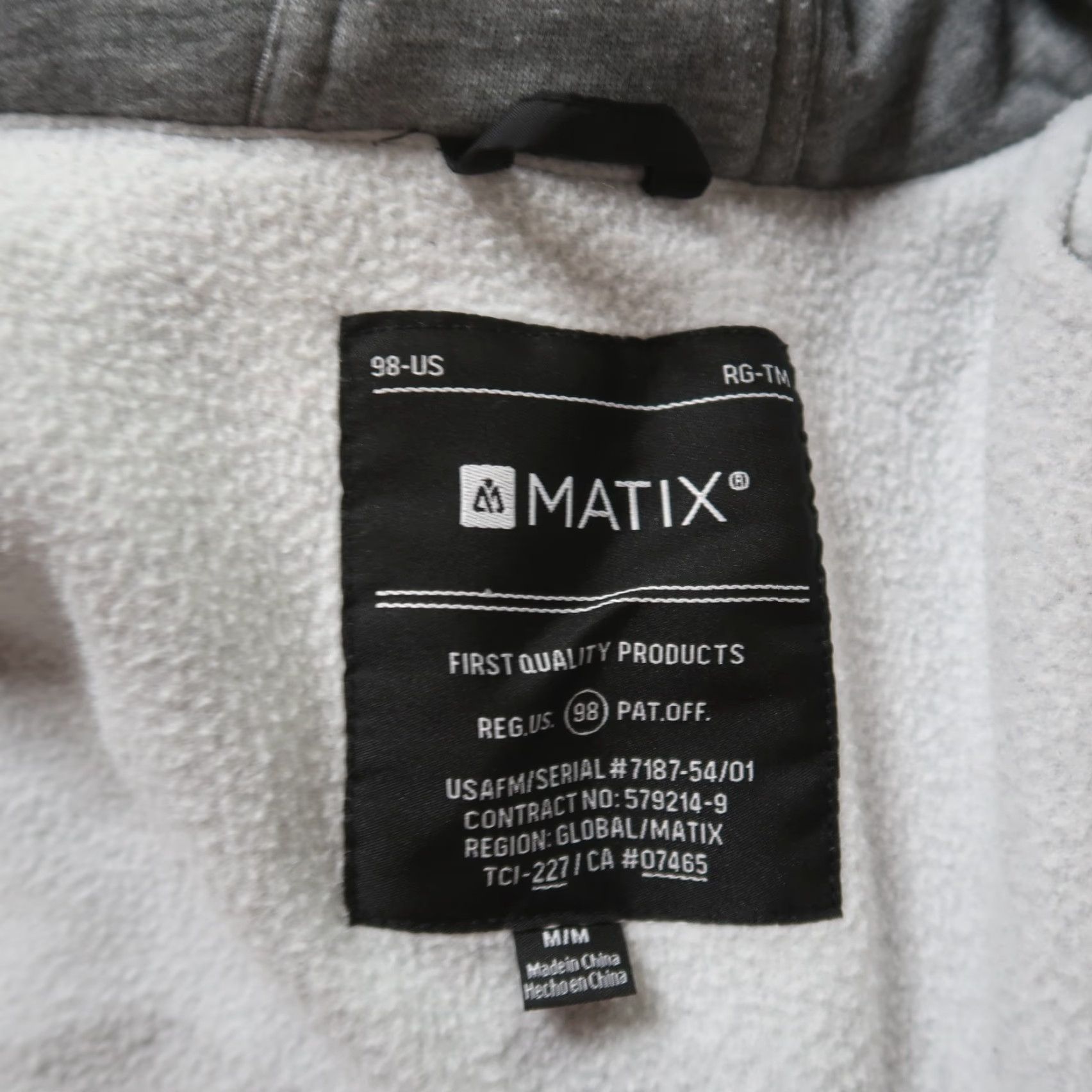 Vintage Matix Coaches Jacket Men's Medium Black Hooded Lined Size US M / EU 48-50 / 2 - 4 Thumbnail