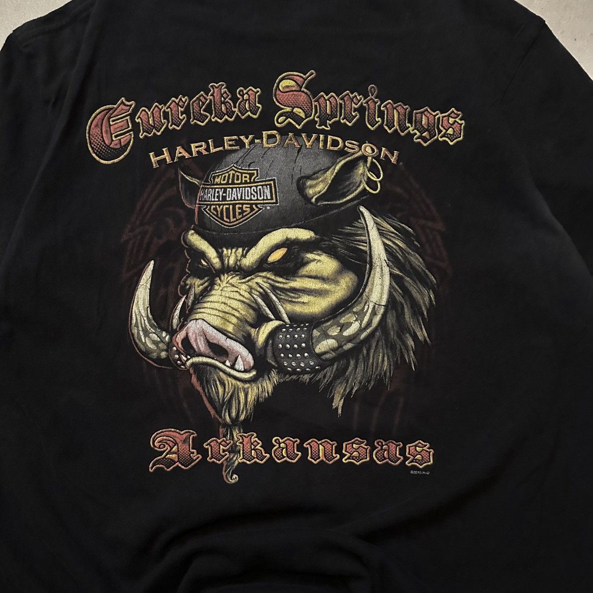 Harley Davidson Vintage Harley Davidson Biker Hog Motorcycle Shirt Size L Size US L / EU 52-54 / 3 - 2 Thumbnail