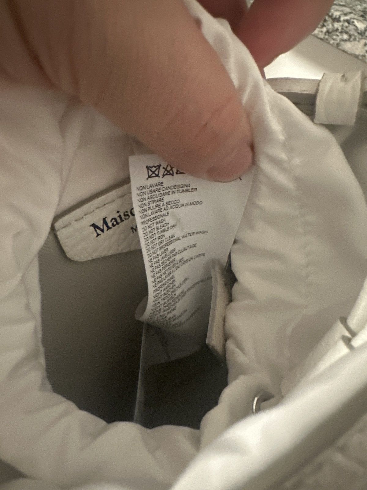 Maison Margiela Maison Margiela White 5AC Bucket Bag Size ONE SIZE - 11 Thumbnail