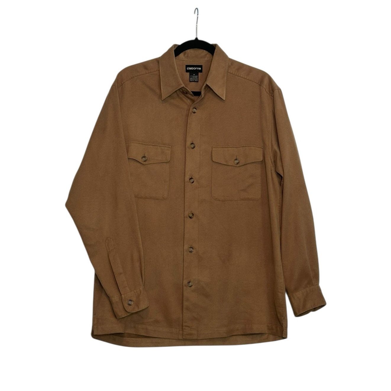 Liz Claiborne Claiborne brown long sleeves worker shirt size medium Size US L / EU 52-54 / 3 - 5 Thumbnail